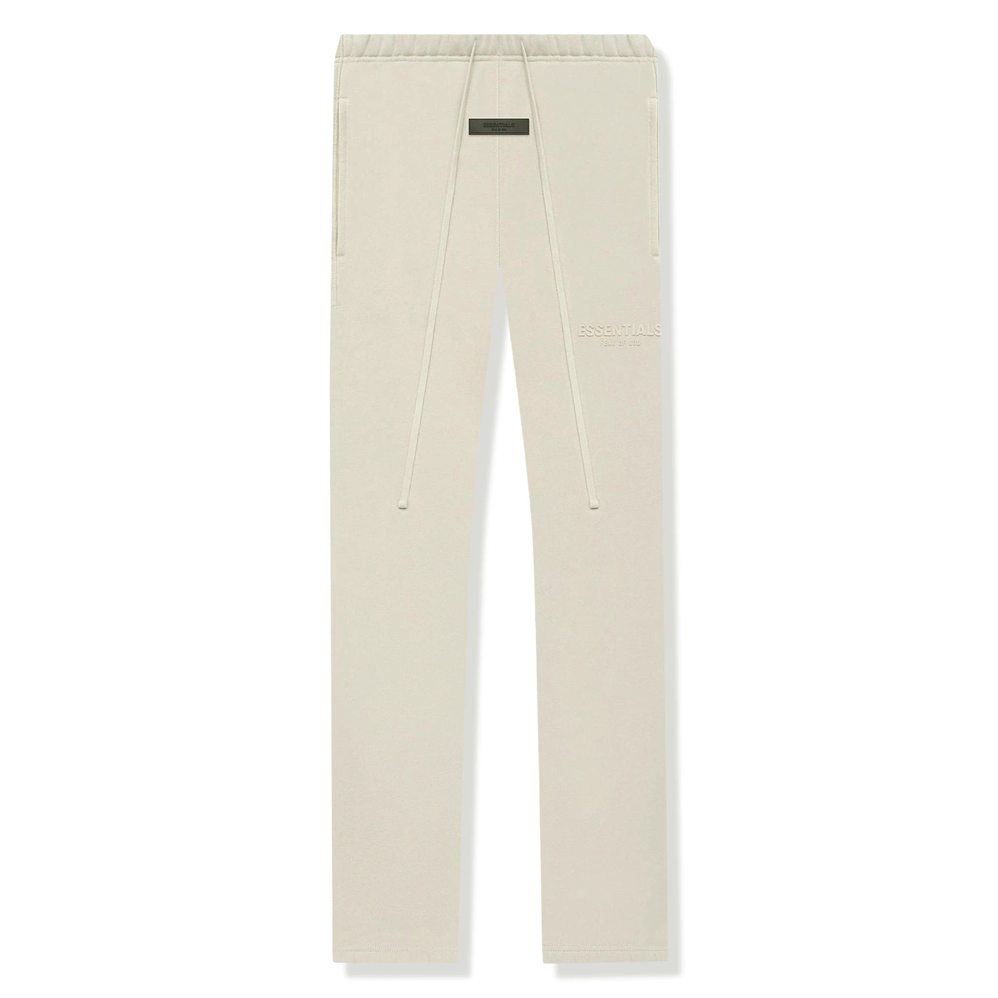 Front view of Fear Of God Essentials Relaxed Wheat Sweatpants (SS22) 130BT212047F