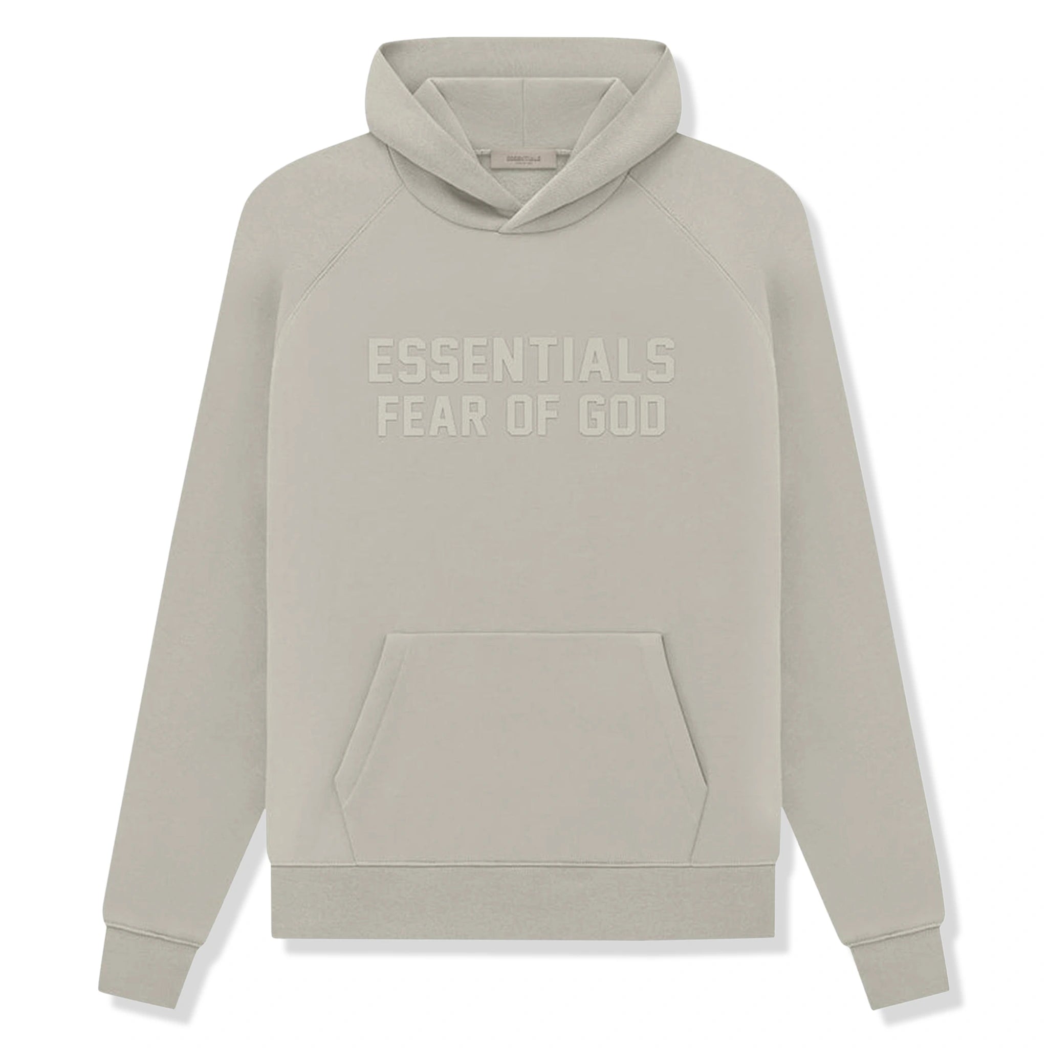 Front view of Fear of God Essentials Seal Hoodie (SS23) 192BT222053F
