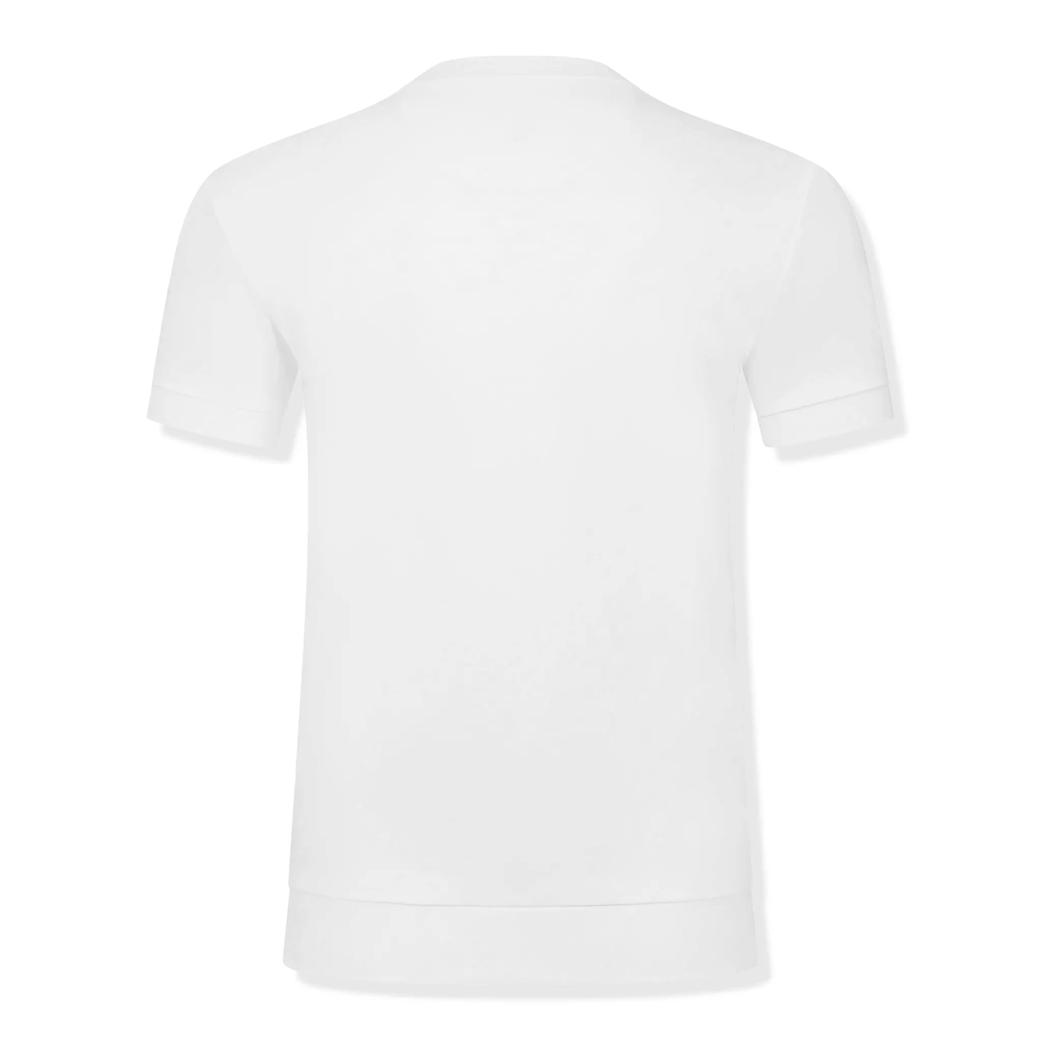 Back View of  View of Forbes Sartorial White T Shirt