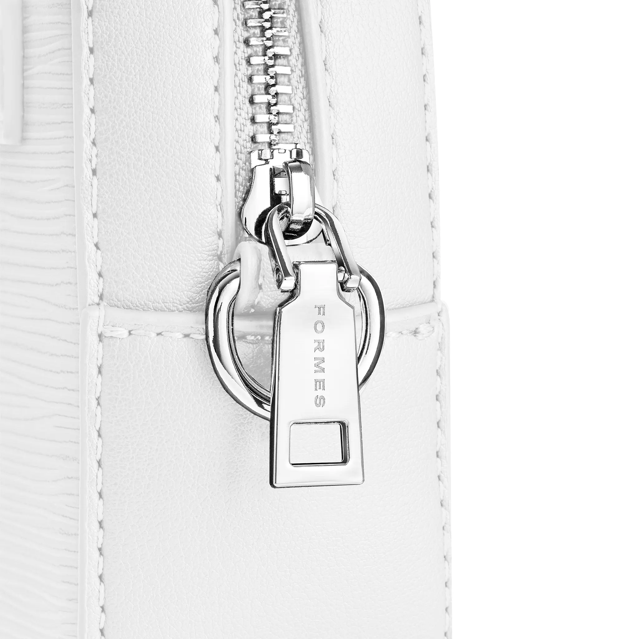 Detailed Side View of Formes Adapt Ripple Glace Mini Crossbody Bag