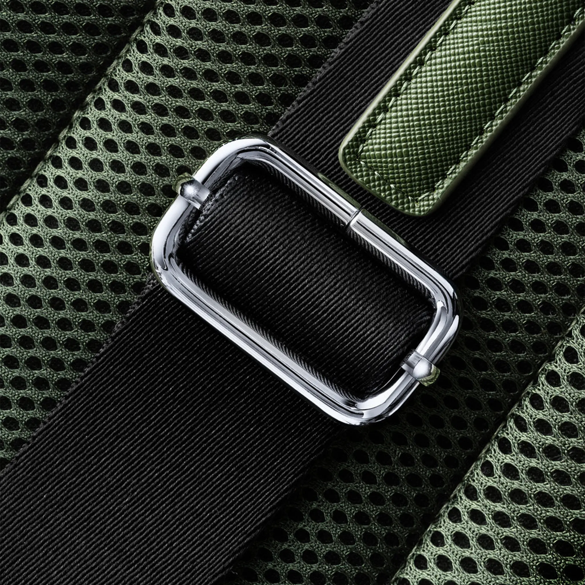 Detailed View of Formes Porto Sling Verdal Crossbody Bag