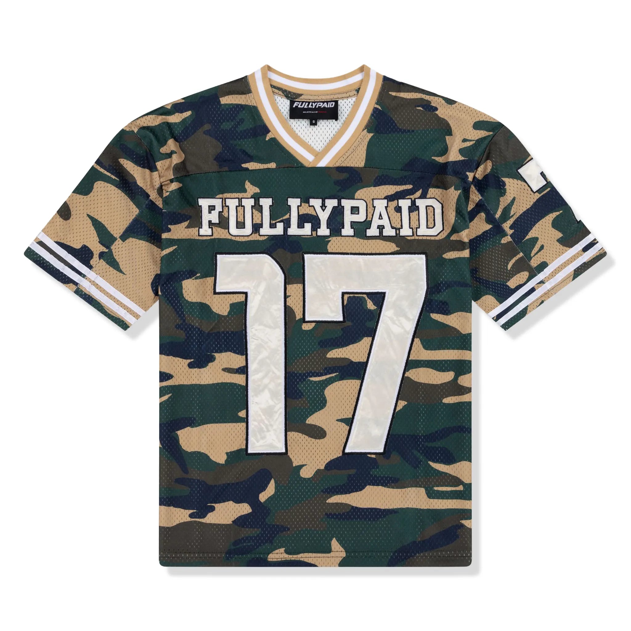 Front View of Fully Paid FP Camo Jersey