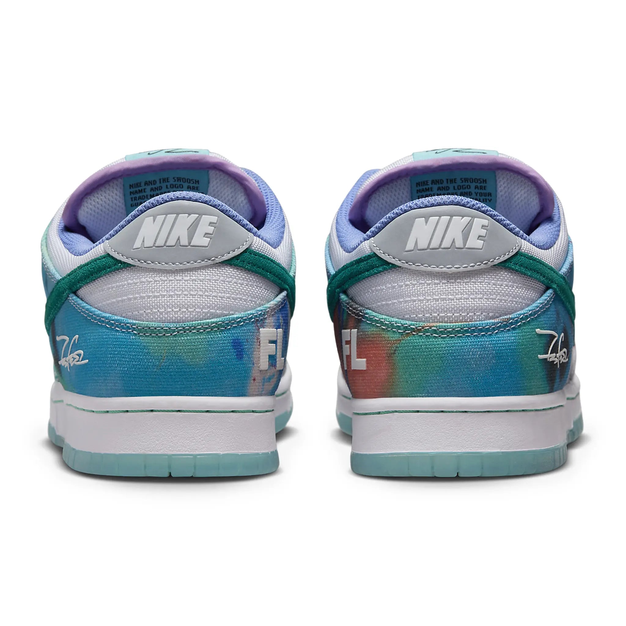 Limited edition nike distressed sb dunks cream and teal online