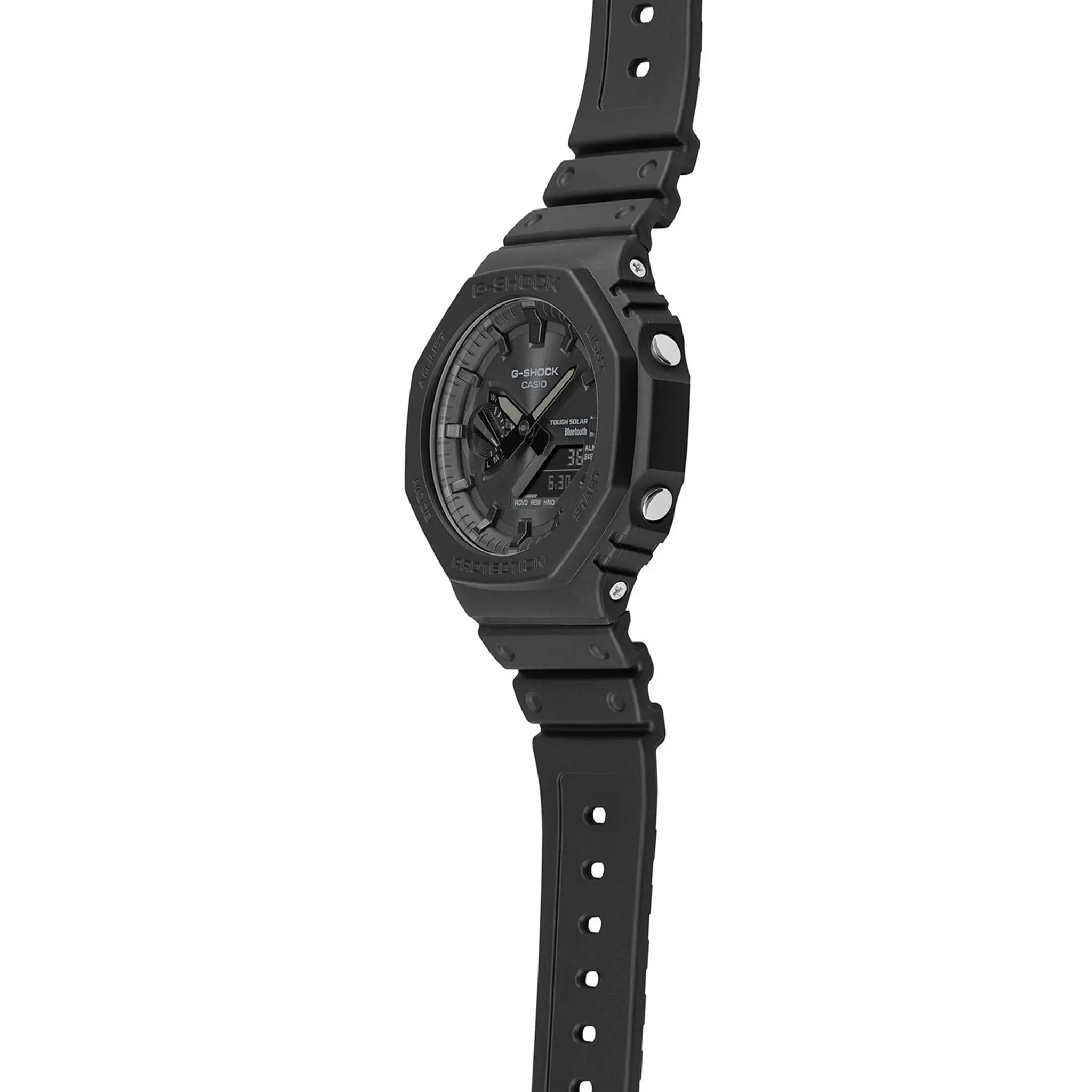 Front Side View of G-Shock Casio GA-B2100-1A1ER Black