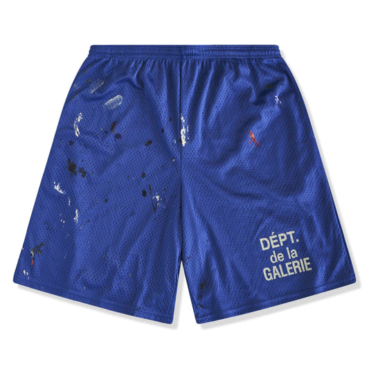 Gallery Dept. French Logo Paint Blue Gym Shorts
