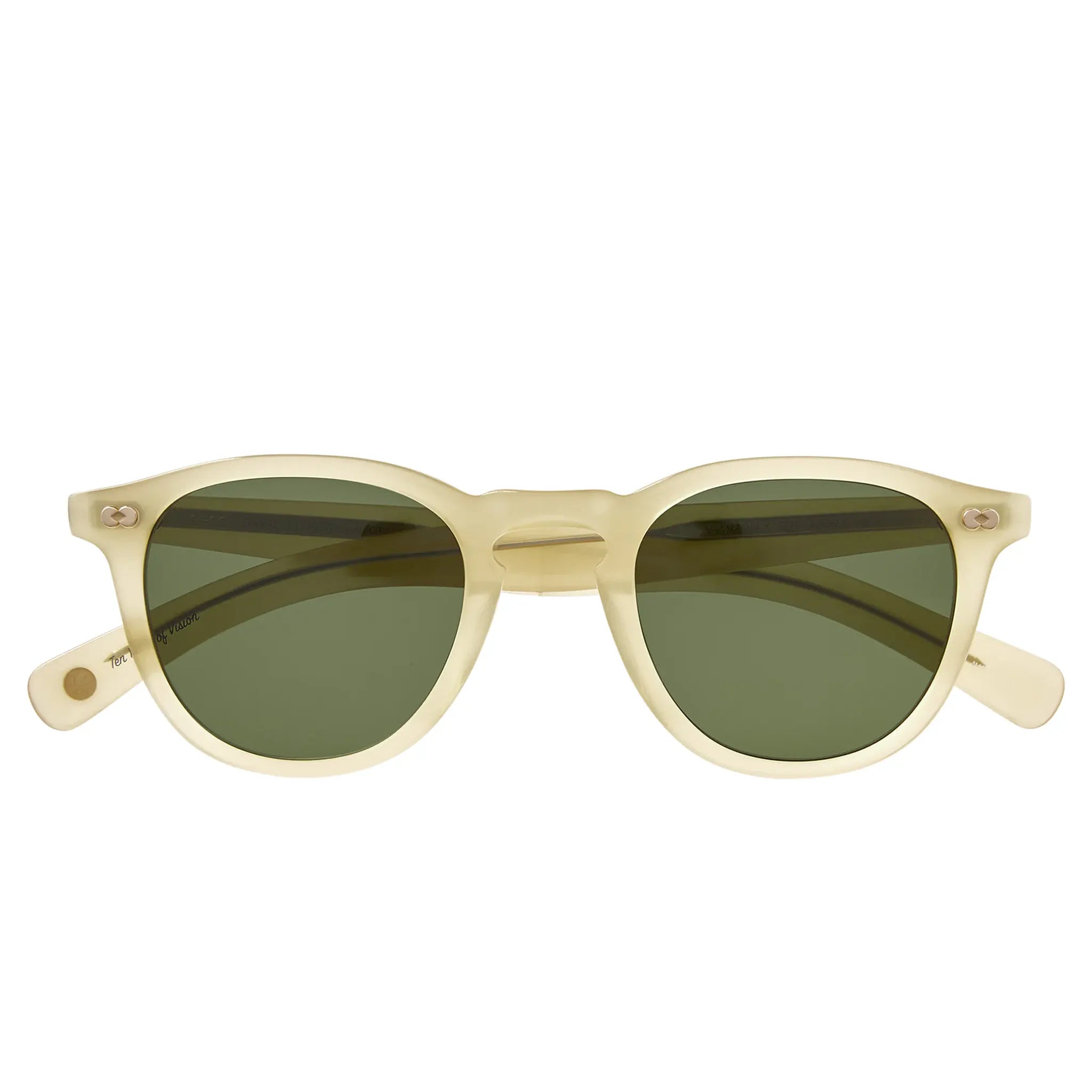 Front View of Garrett Leight Hampton X Forever Classic Toffee Sunglasses