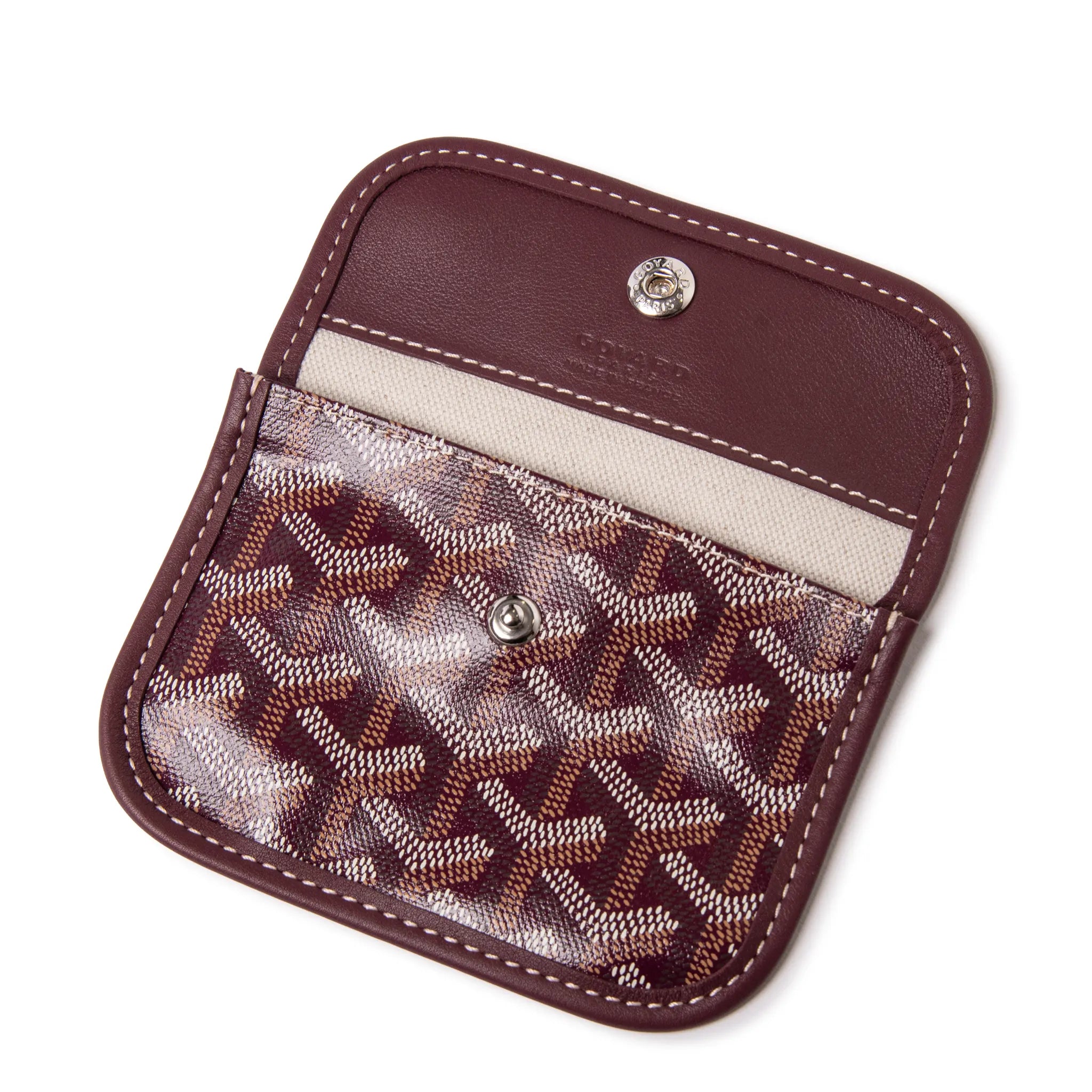 Detailed View of Goyard Anjou Mini Burgundy BagANJCROMINCG33TY33P