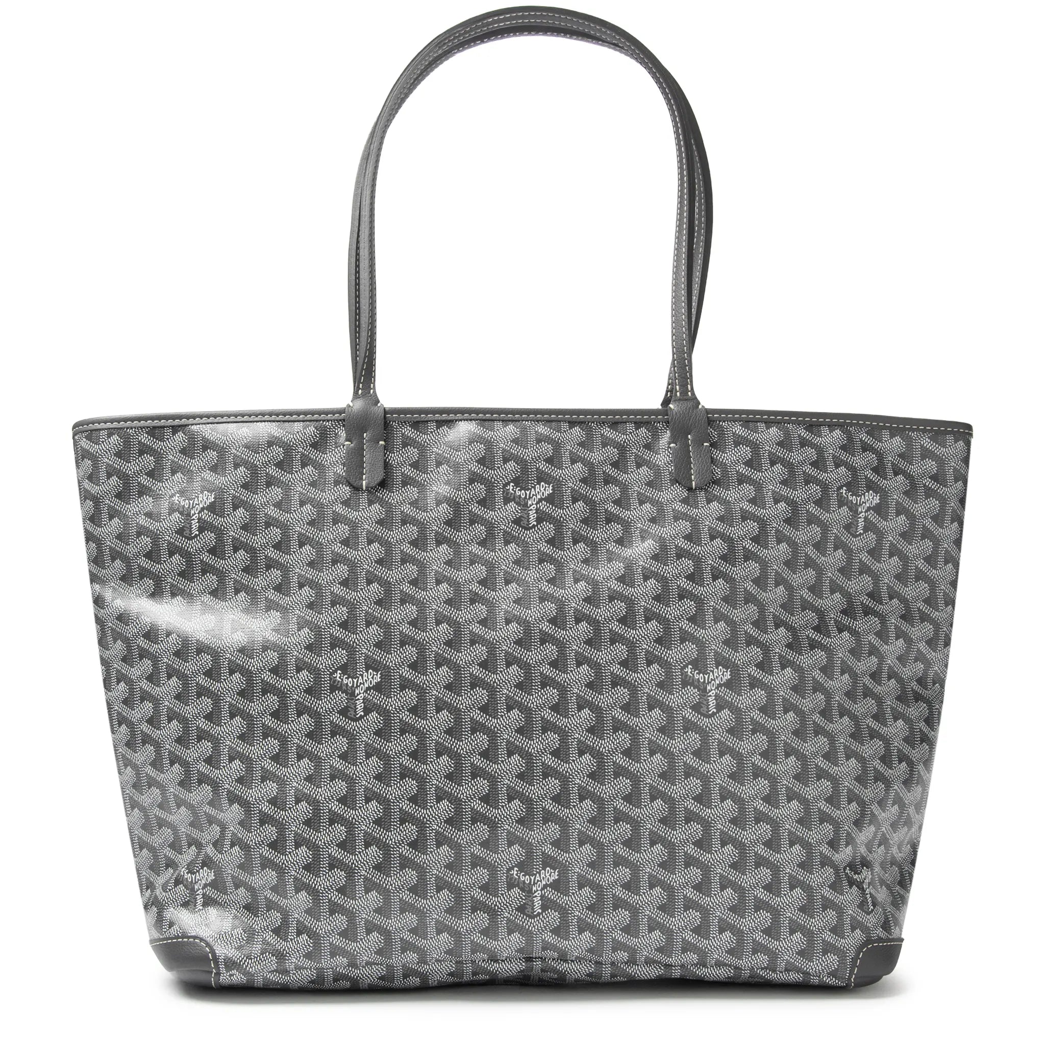 Front View of Goyard Artois MM Grey Bag ARTOISMMLTY51CL51P
