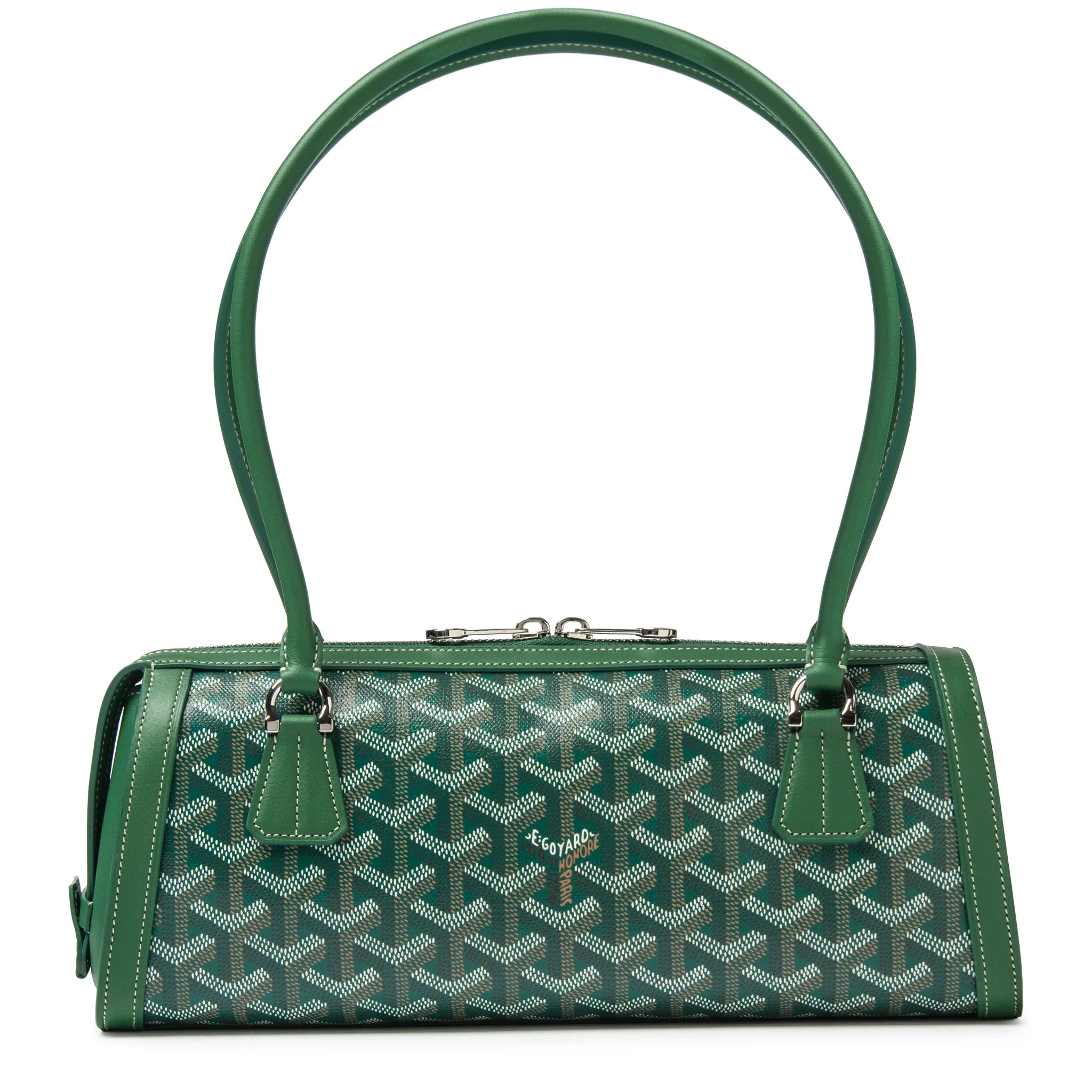 Side View of Goyard Bonbonniere Green Bag BONBONPMLTY09CL09P