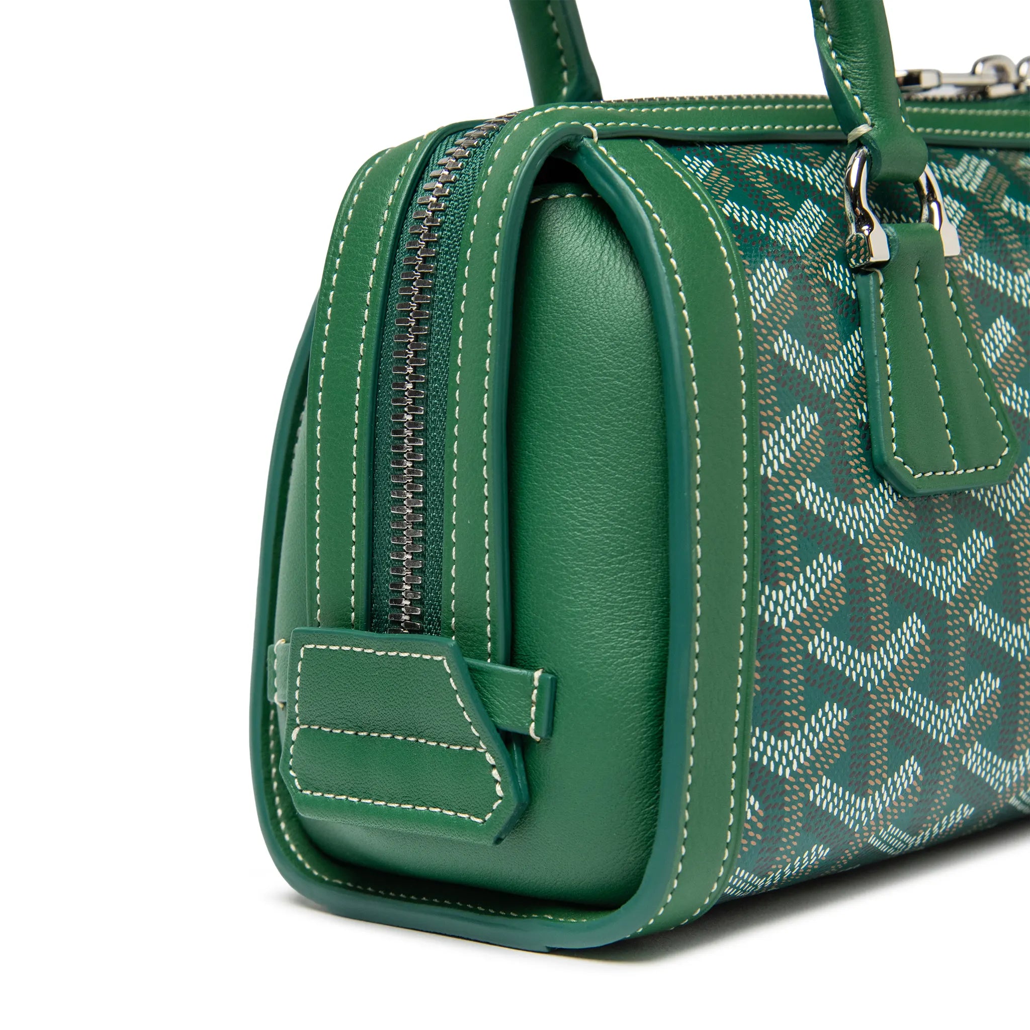 Side View of Goyard Bonbonniere Green Bag BONBONPMLTY09CL09P