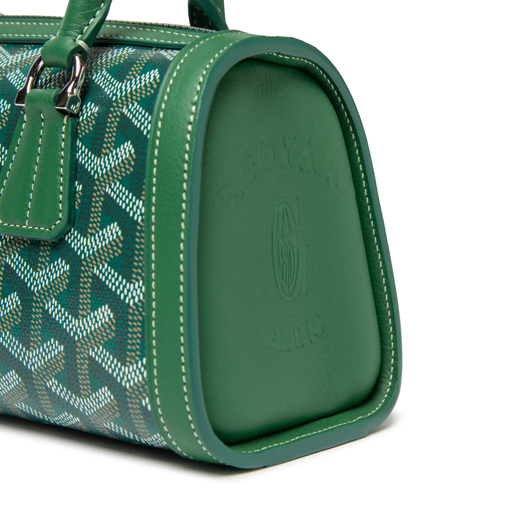 Side View of Goyard Bonbonniere Green Bag BONBONPMLTY09CL09P