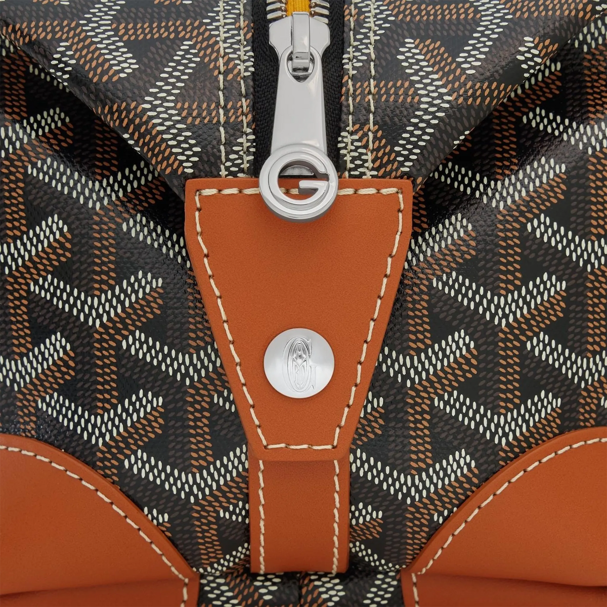 Goyard Bowling 25 Black Tan Toiletry Bag | BOWLIN025TY01CL03P