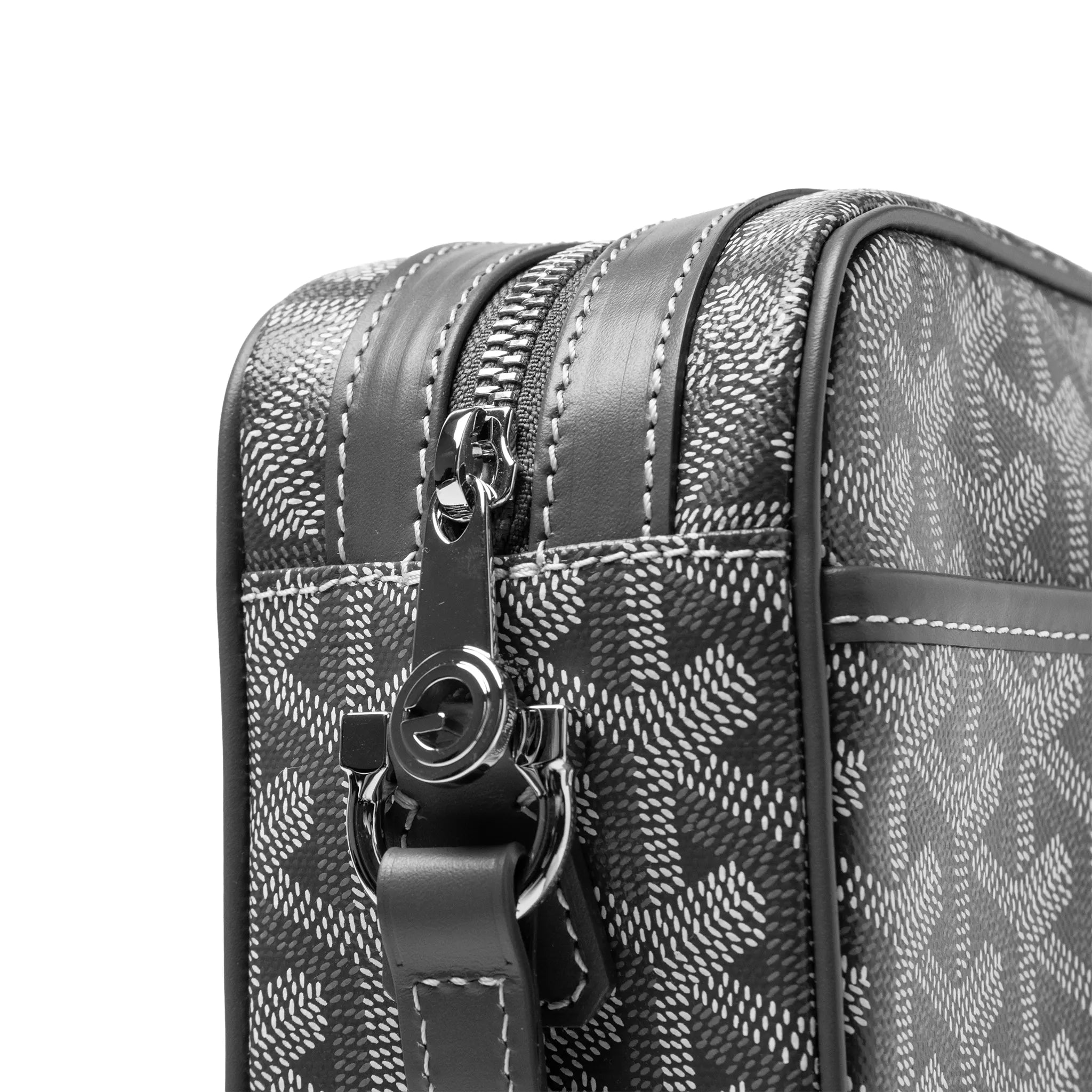 Detailed View of Goyard Cap-Vert PM Grey Bag CAPVE2PMLTY51CL51P