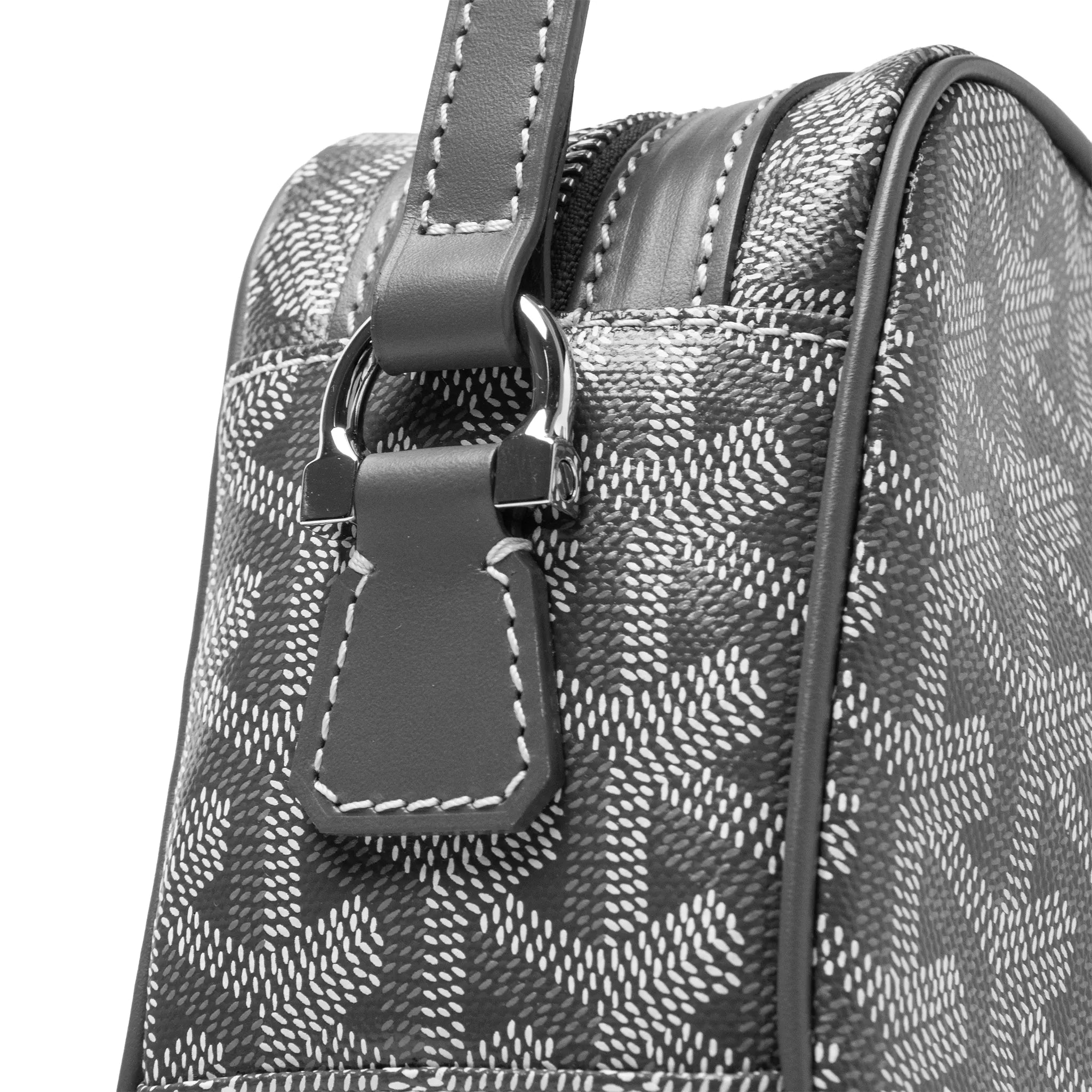Detailed View of Goyard Cap-Vert PM Grey Bag CAPVE2PMLTY51CL51P