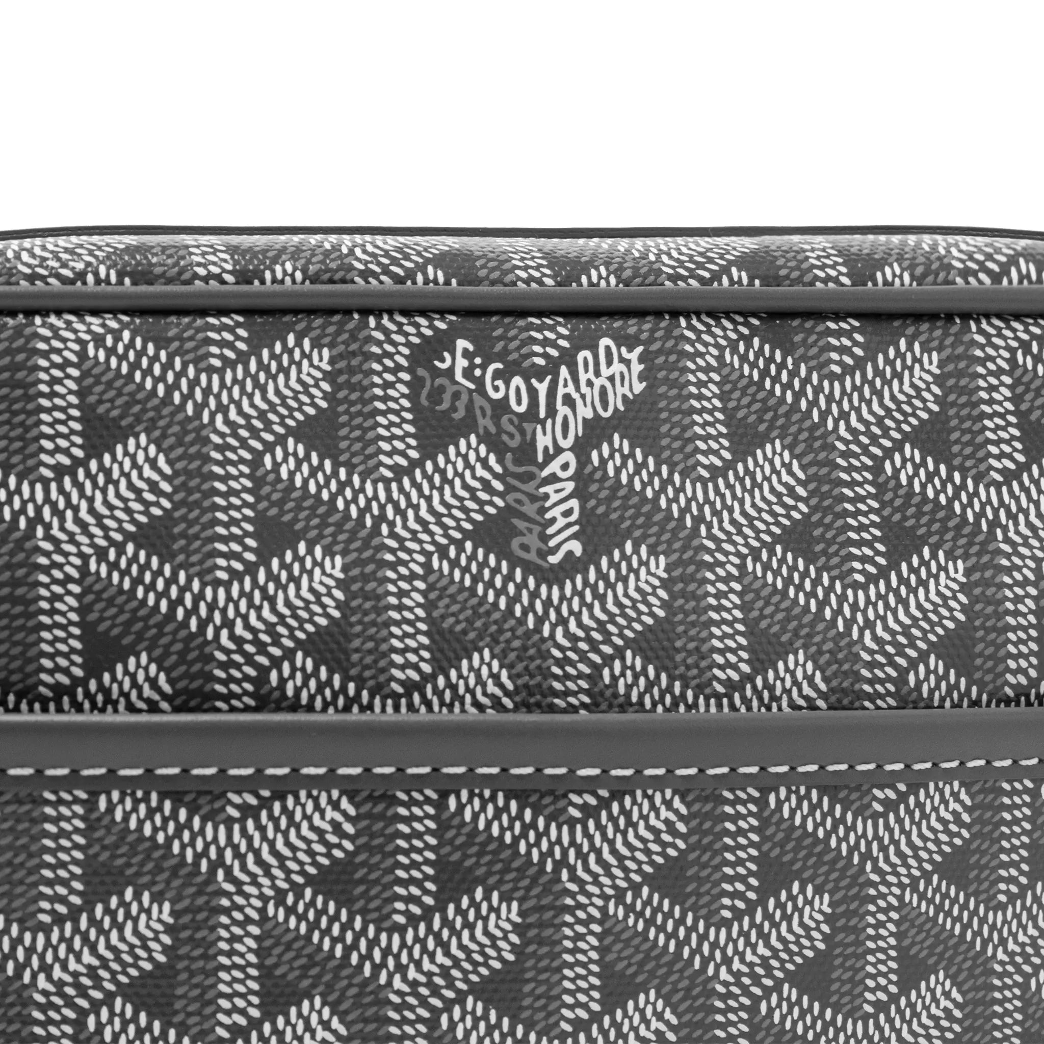 Detailed View of Goyard Cap-Vert PM Grey Bag CAPVE2PMLTY51CL51P