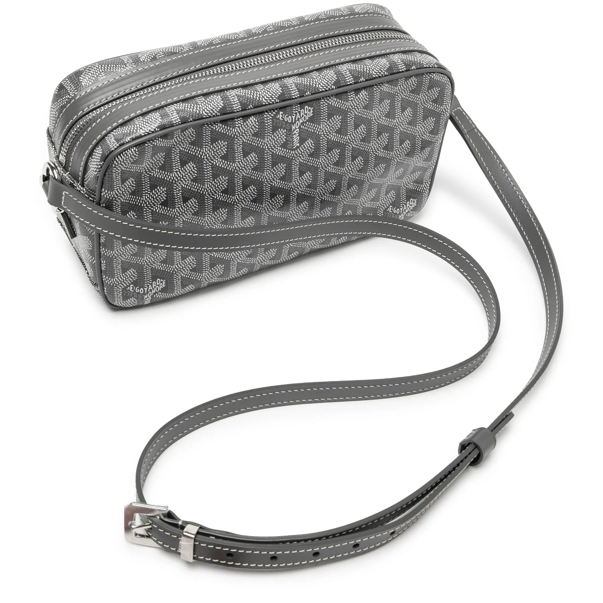 Full View of View of Goyard Cap-Vert PM Grey Bag CAPVE2PMLTY51CL51P