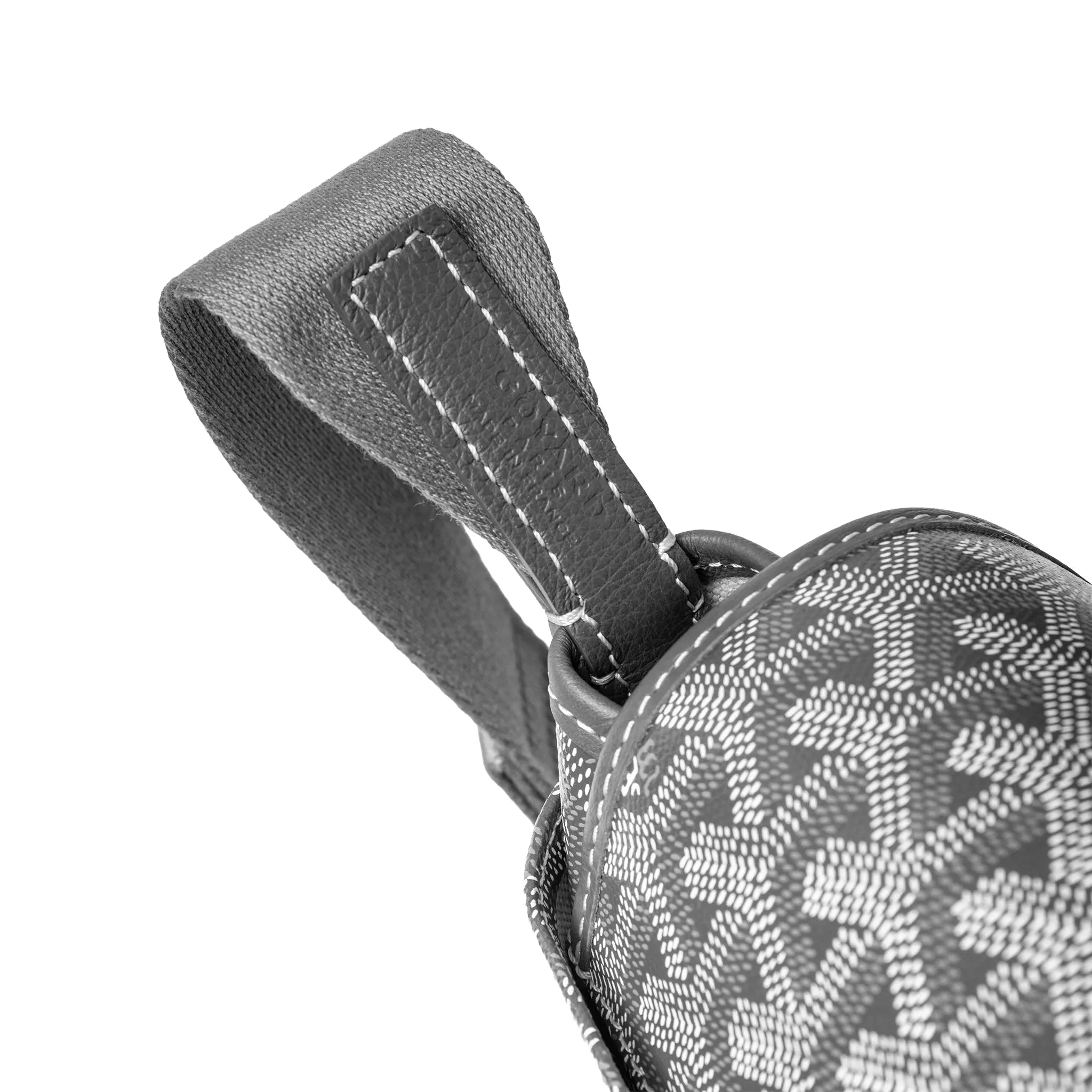 Detailed View of Goyard Capetien MM Grey Messenger Bag  CAPETIMMLTY51CG51P