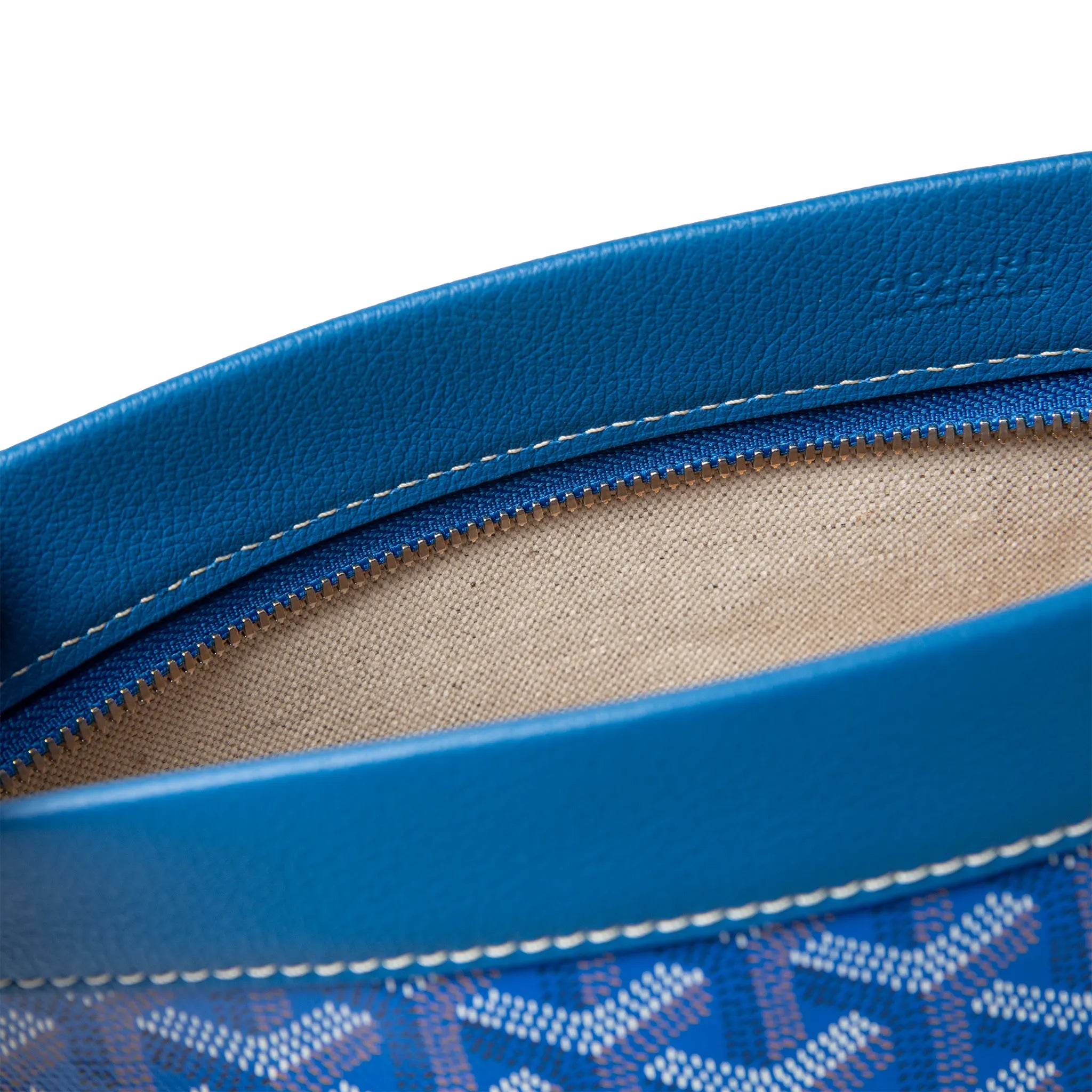 Detailed View of Goyard Conti Sky Blue Pouch CONTIPPMLTY10CL10P