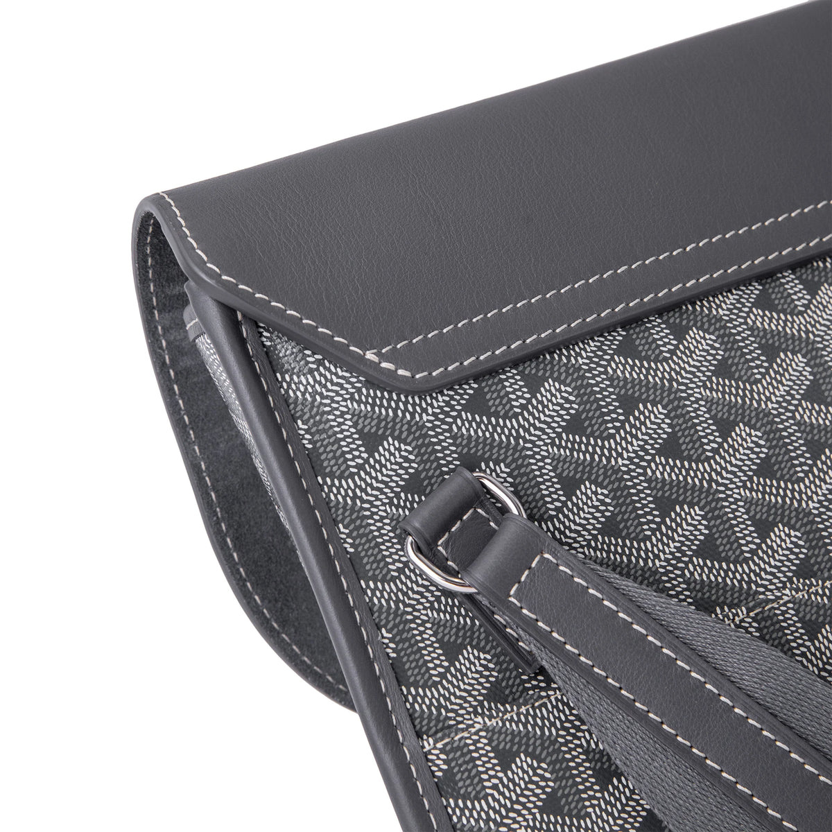 Goyard Coursier Grey Messenger Bag |