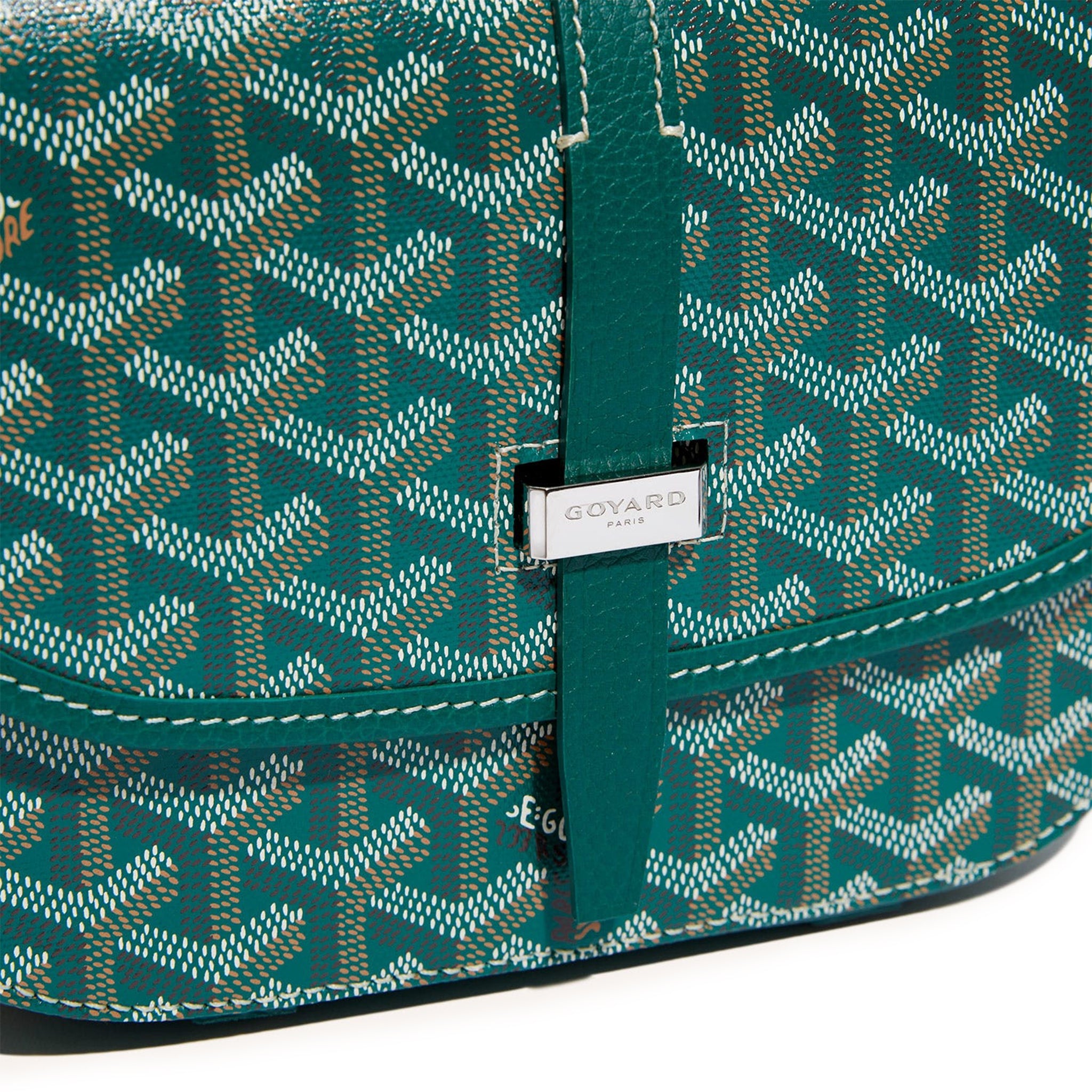 Image of Goyard Goyardine Belvedere II Green PM Messenger Bag