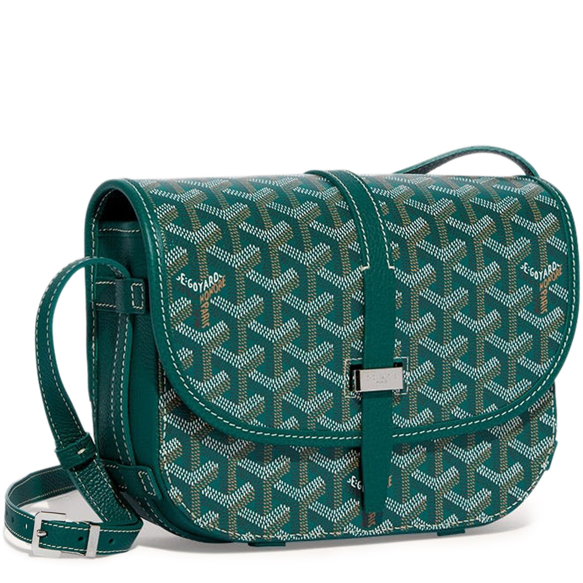 Goyard Goyardine Belvedere II Green PM Messenger Bag – Cheap