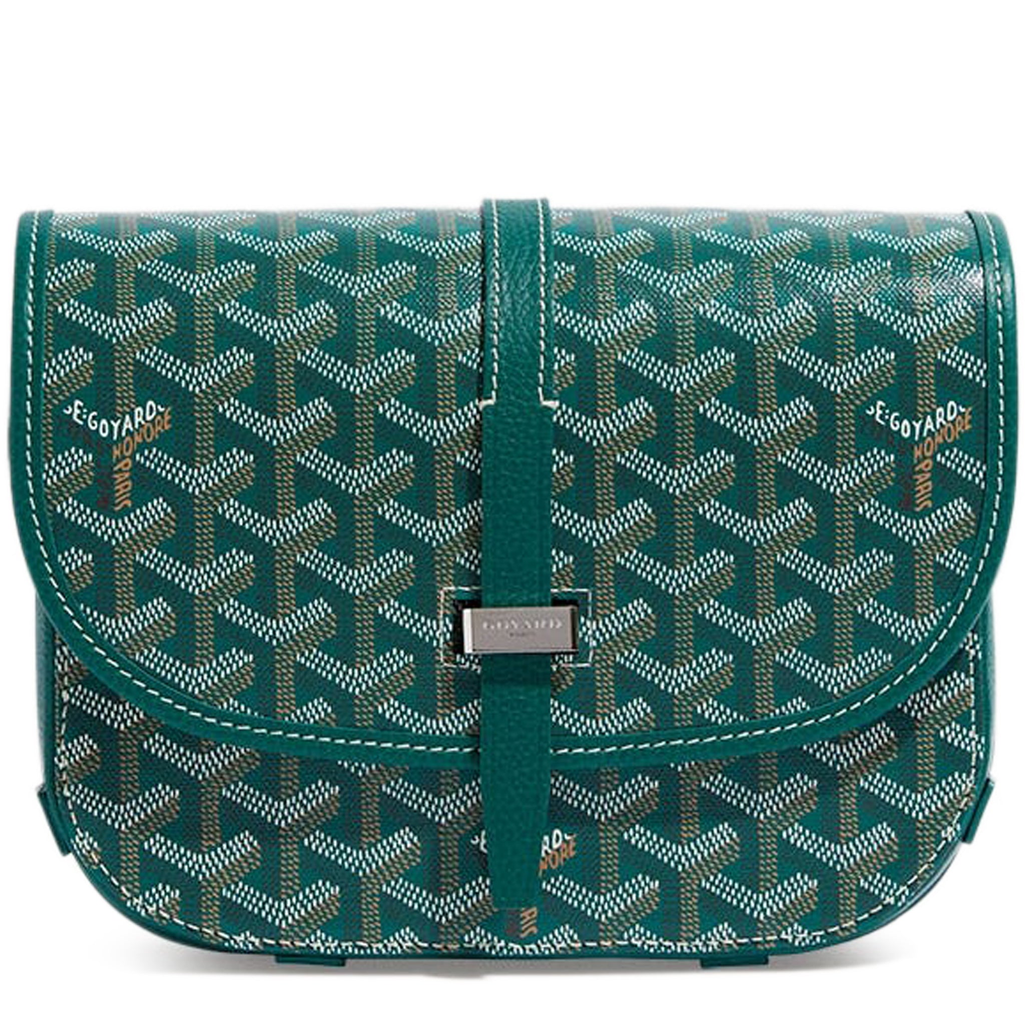Goyard Goyardine Belvedere II Green PM Messenger Bag – Crepslocker