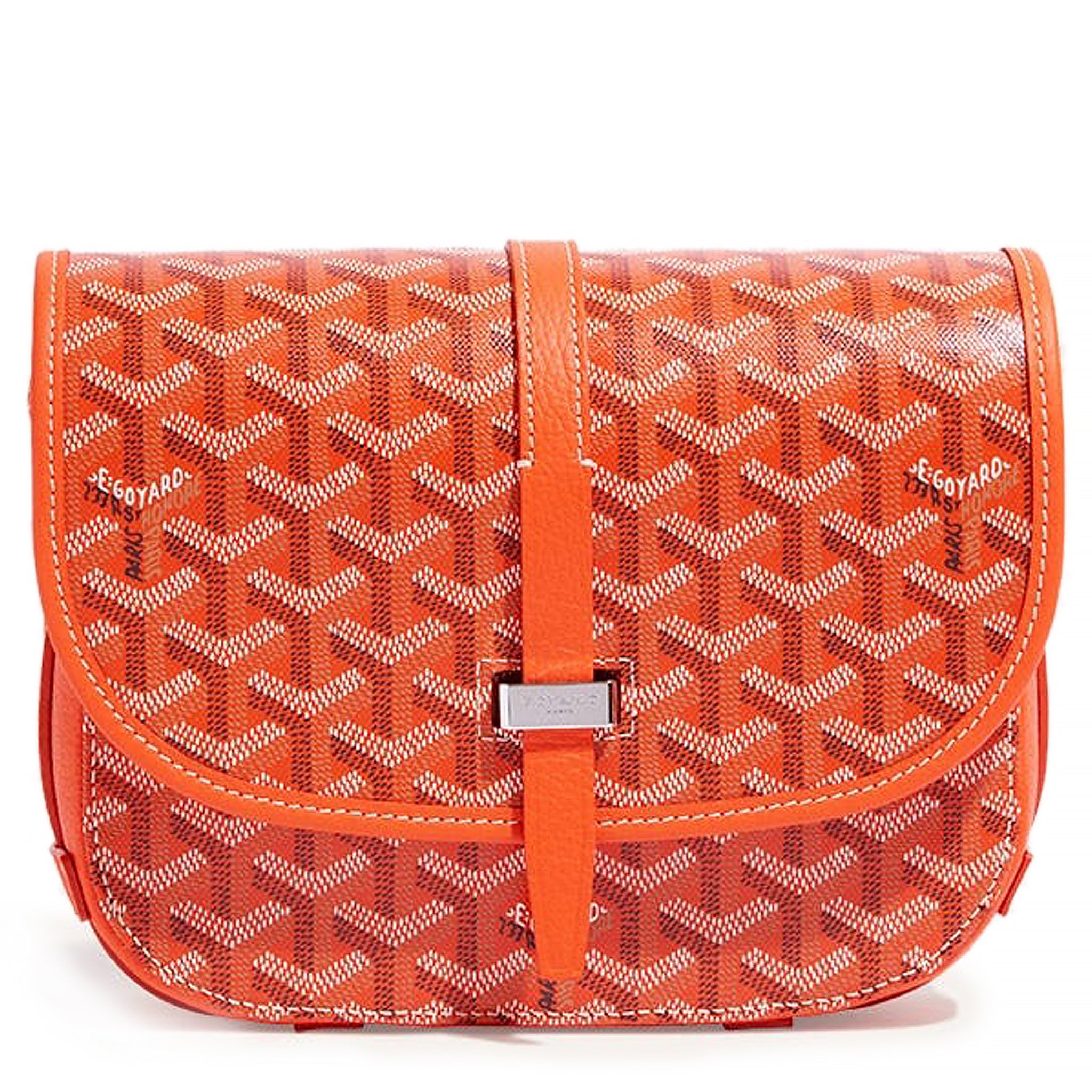 Goyard Goyardine Belvedere II Orange PM Messenger Bag – Crepslocker