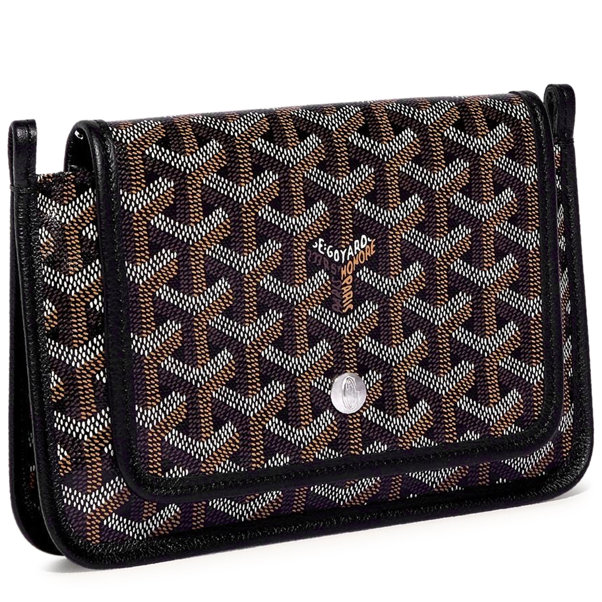 Goyard Plumet Pocket Canvas And Calfskin Crossbody Bag (Wallets and Small  Leather Goods,Wallets)