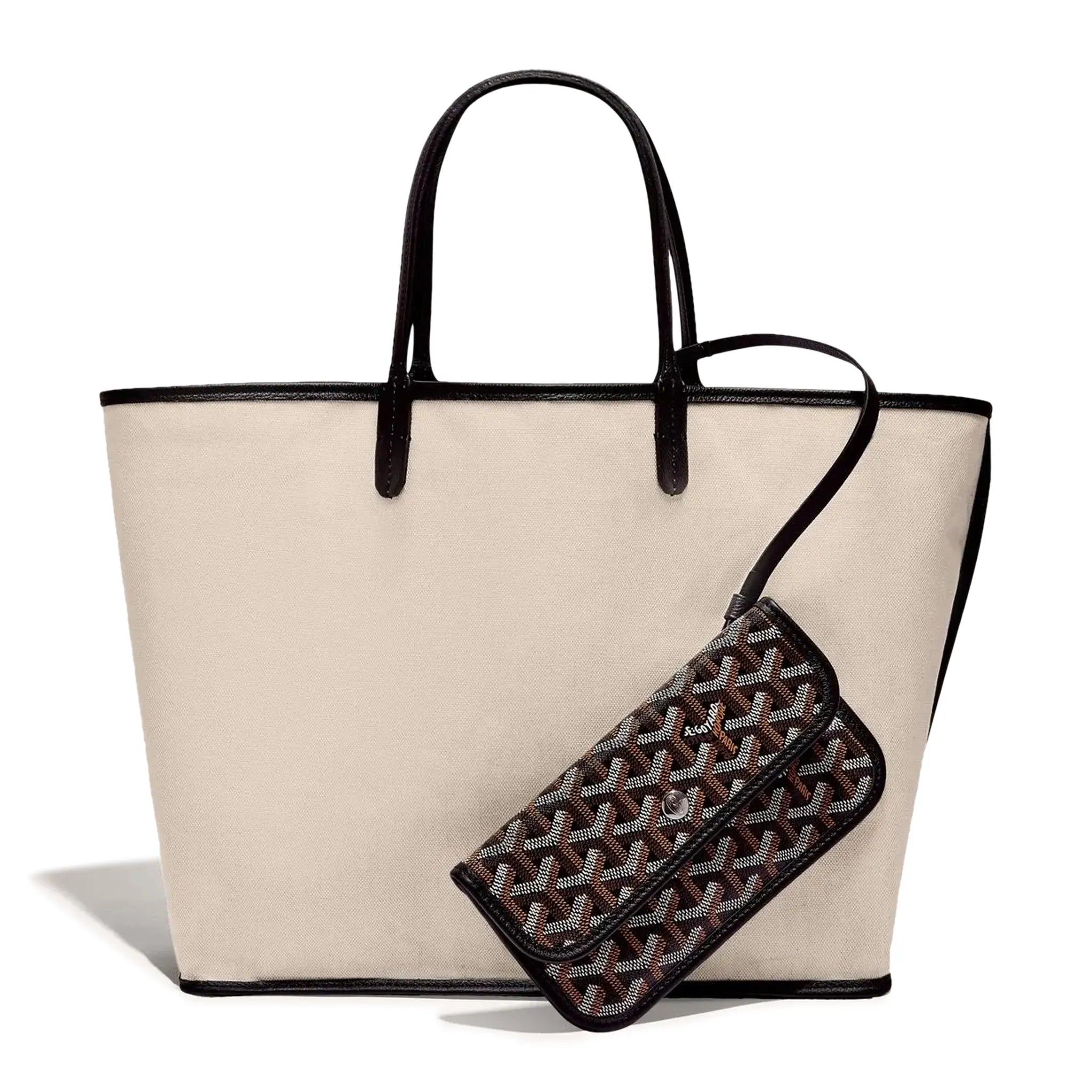Black goyard st louis tote hot sale