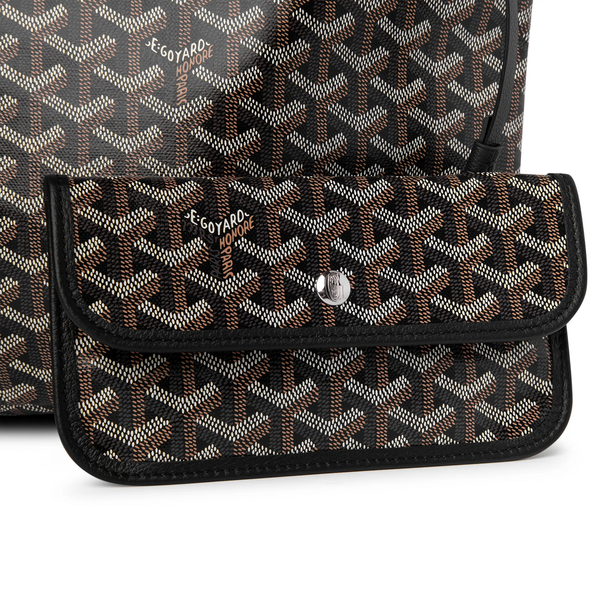 Goyard Saint Louis PM Tote Bag Black | STLOUIPMLTY01CL01P