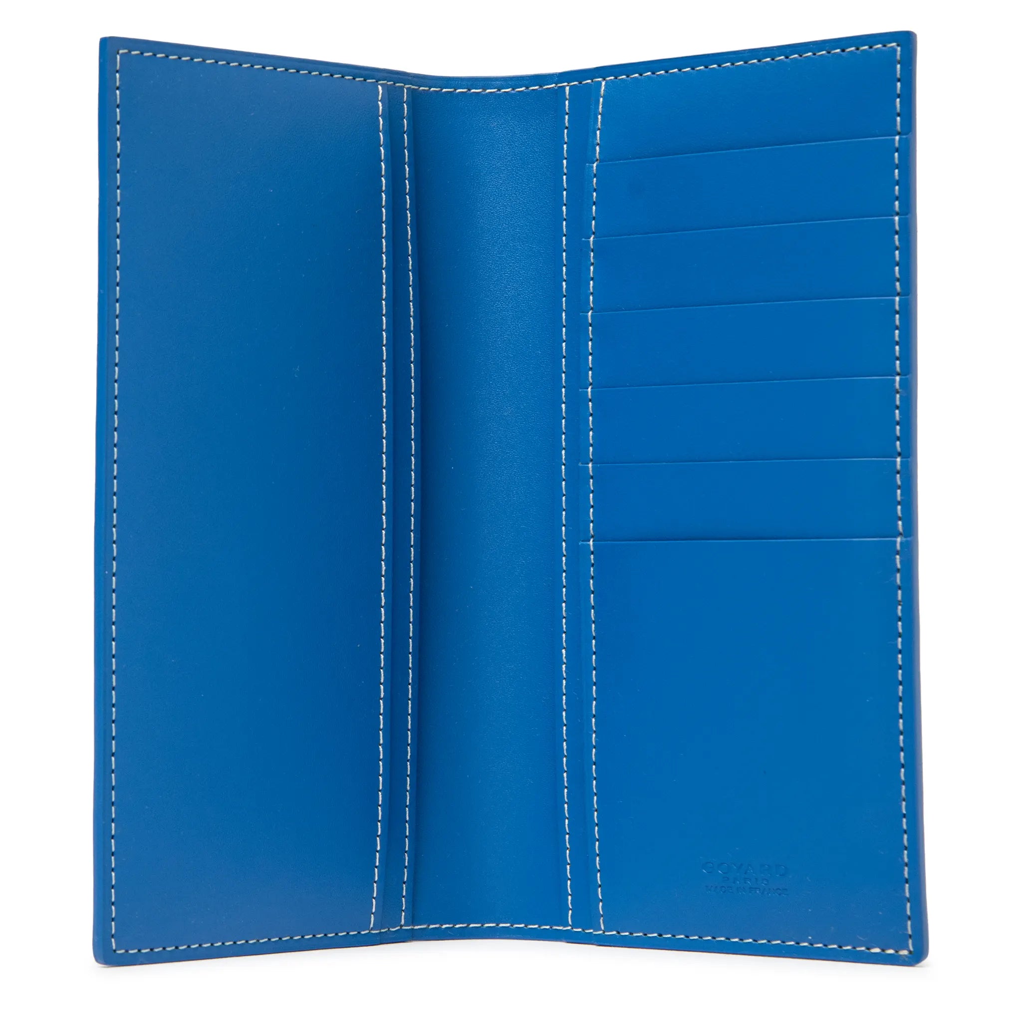 Inside View of Goyard Saint-Roch Wallet Sky Blue STRINIPMLTY10CL10X