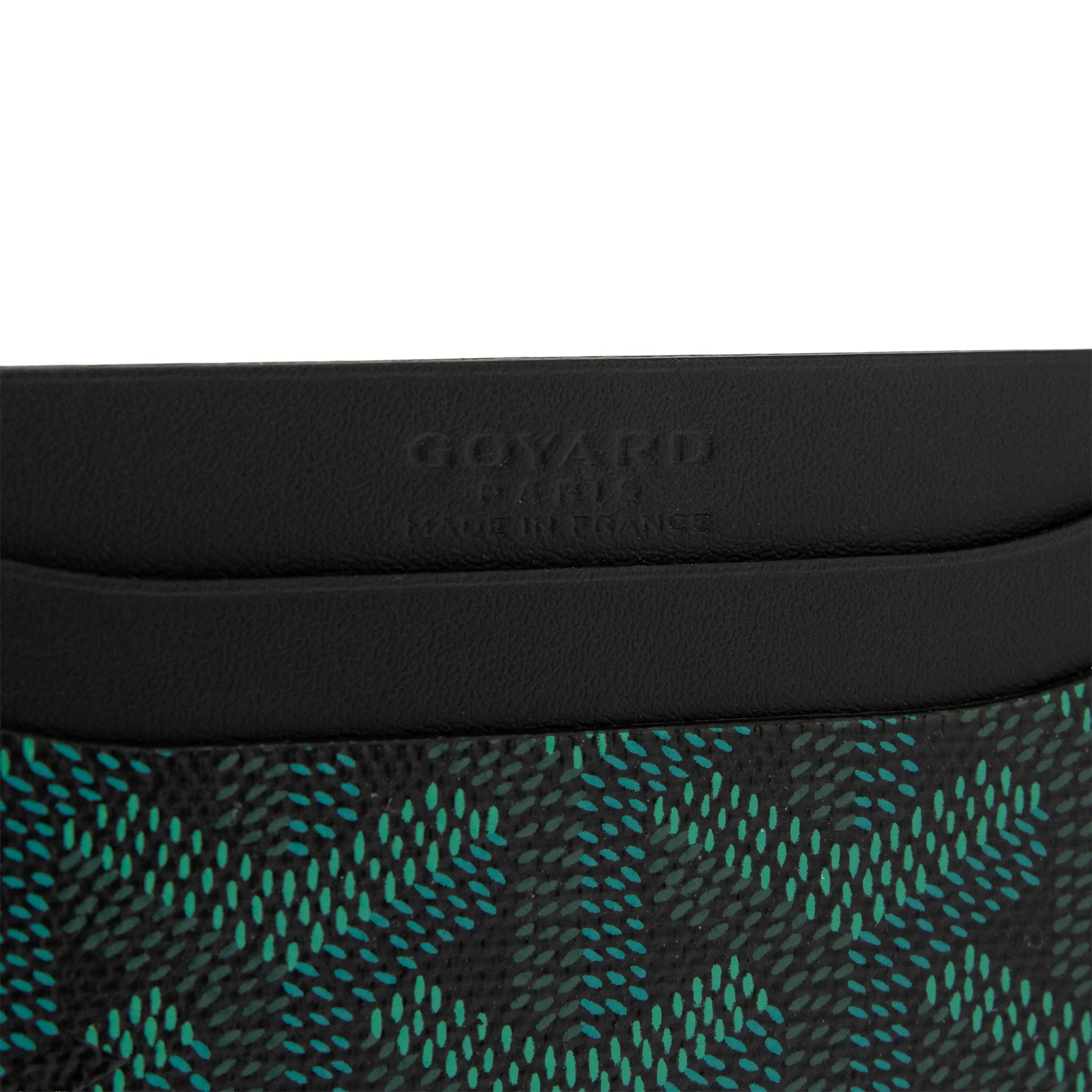 Detailed View of Goyard Saint Sulpice Evergreen Card Holder STSULPPMLTY79CL79x