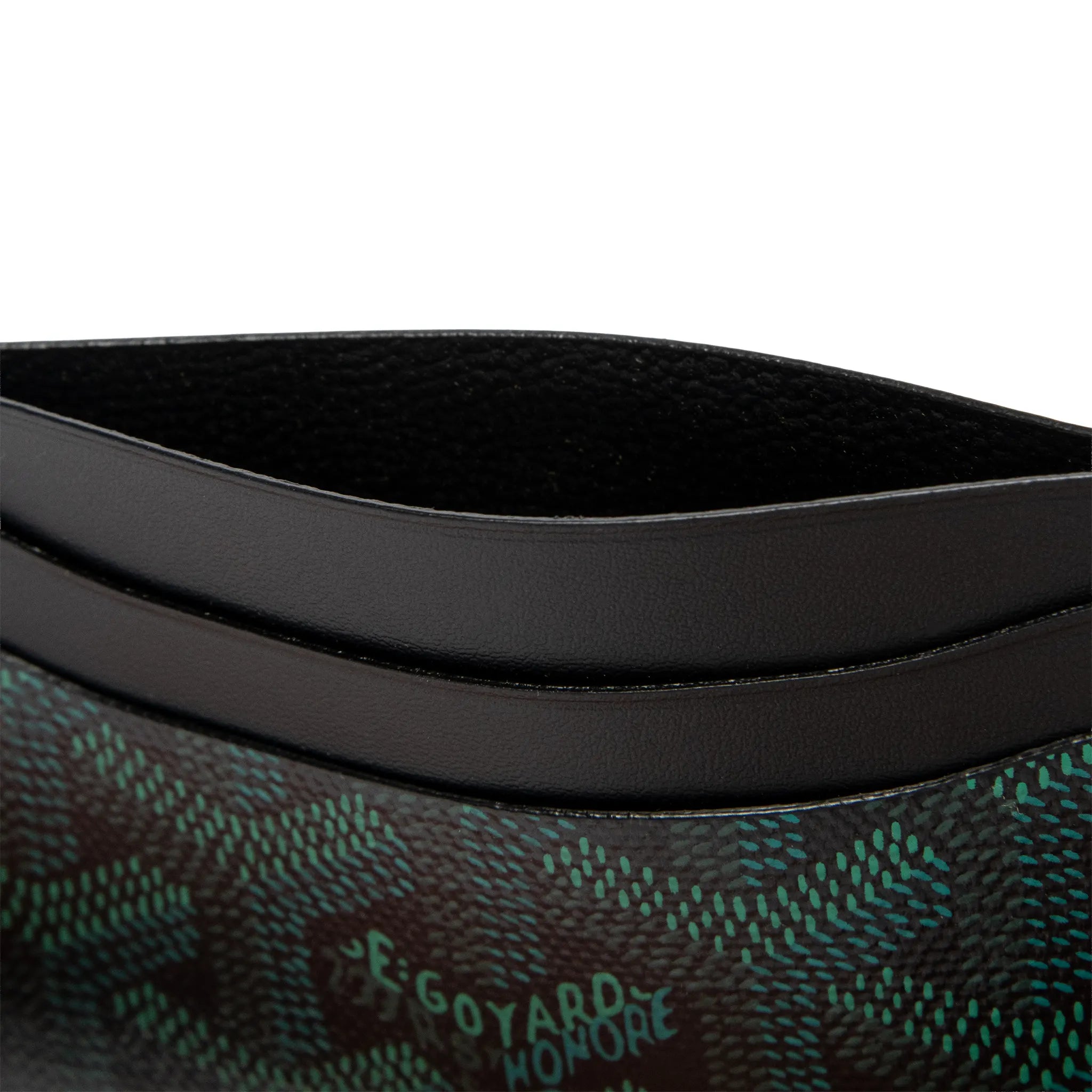 Detailed View of Goyard Saint Sulpice Evergreen Card Holder STSULPPMLTY79CL79x