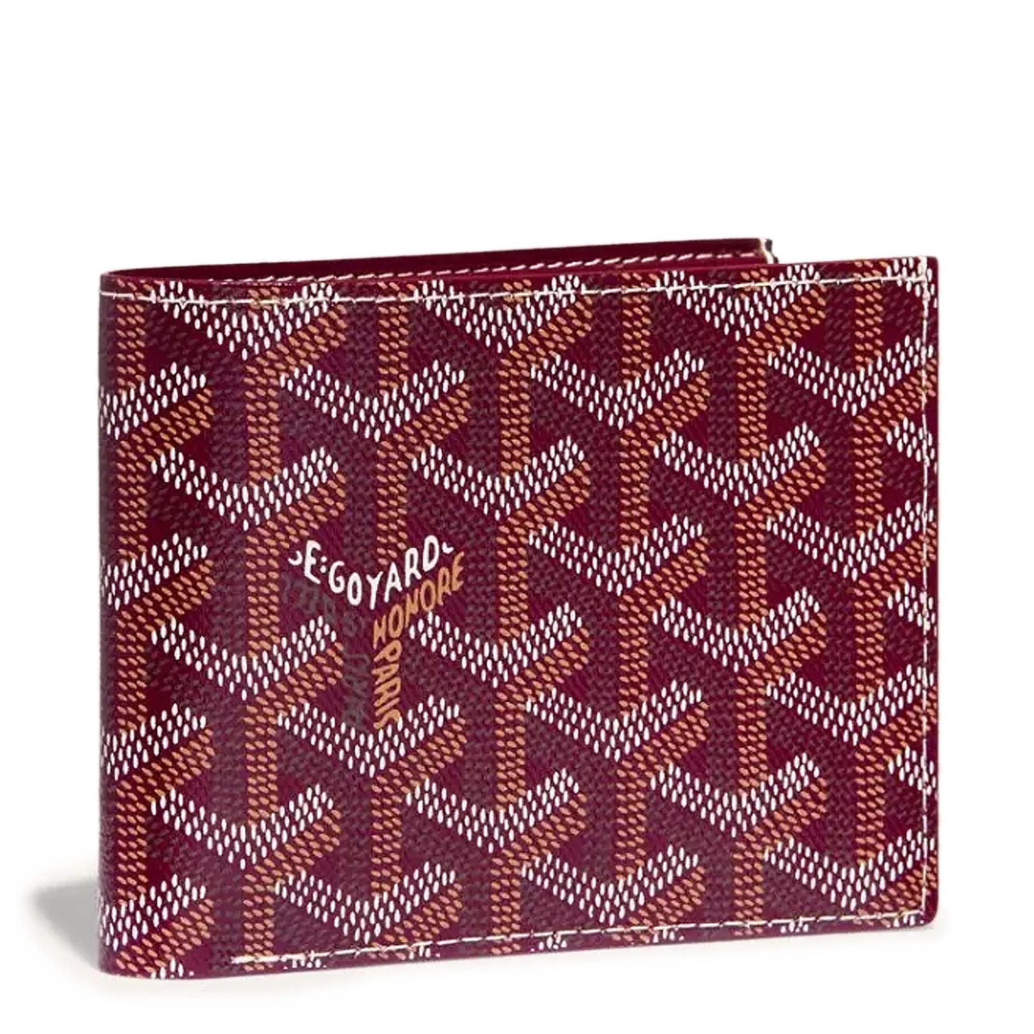 Front view of Goyard Victoire Burgundy Wallet VICTO8PMLTY33CL33X