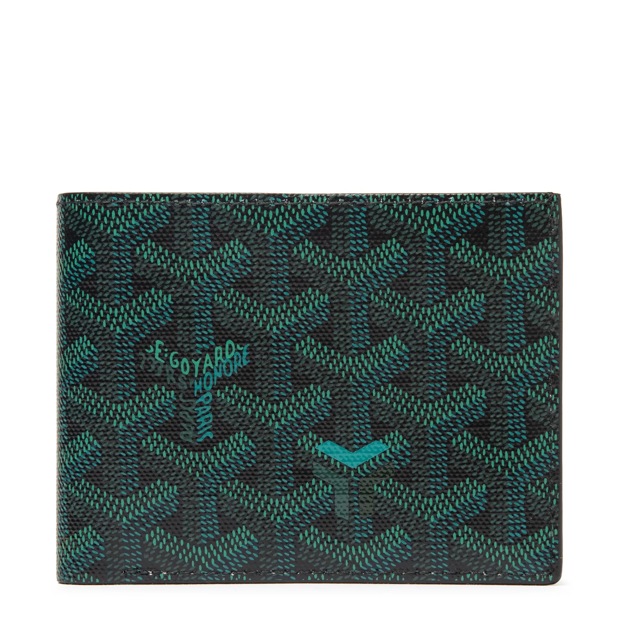Front View of Goyard Victoire Evergreen Wallet VICTO8PMLTY79CL79X