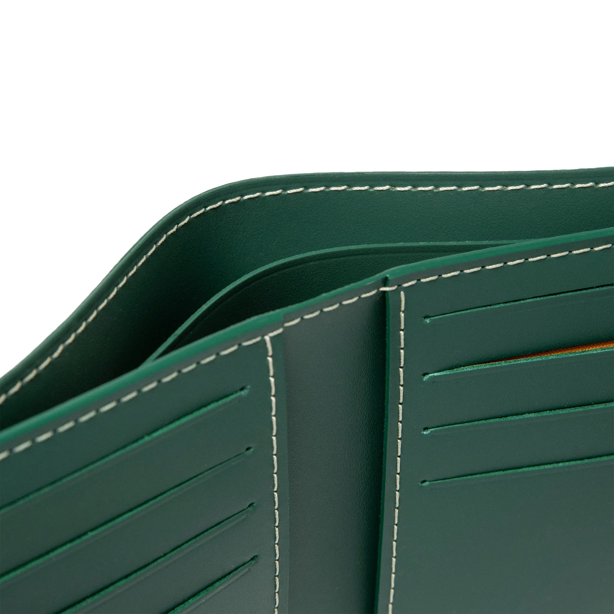 Inside View of Goyard Victoire Green Wallet VICTO8PMLTY09CL09X