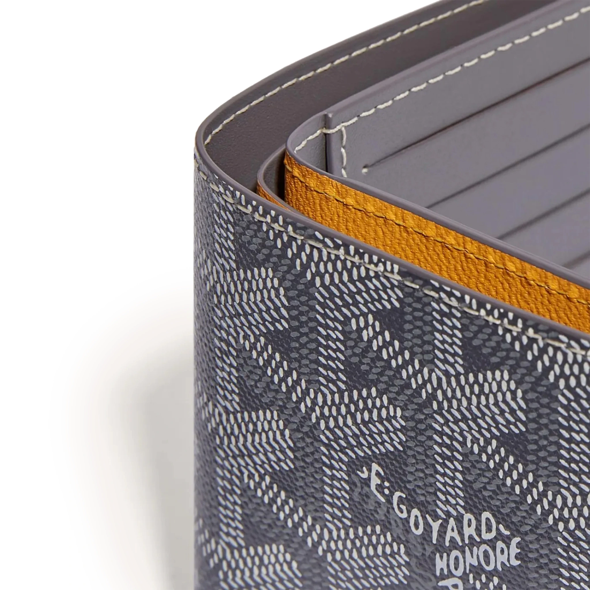 Detail view of Goyard Victoire Grey Wallet VICTO8PMLTY51CL51X