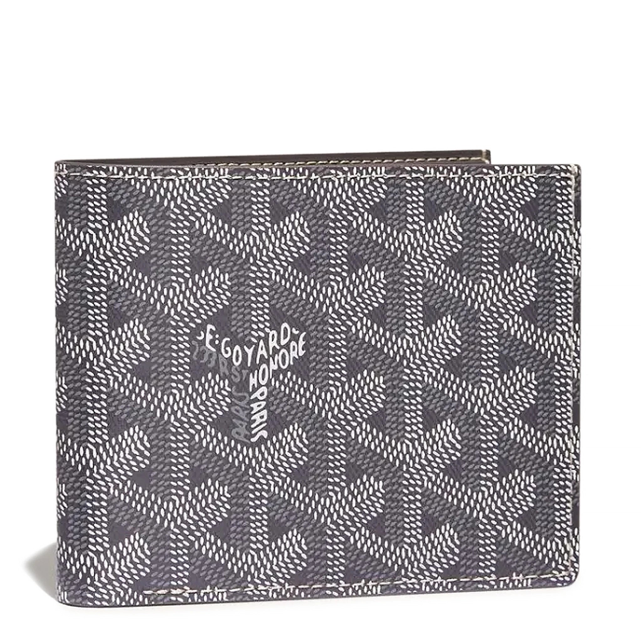 Front view of Goyard Victoire Grey Wallet VICTO8PMLTY51CL51X