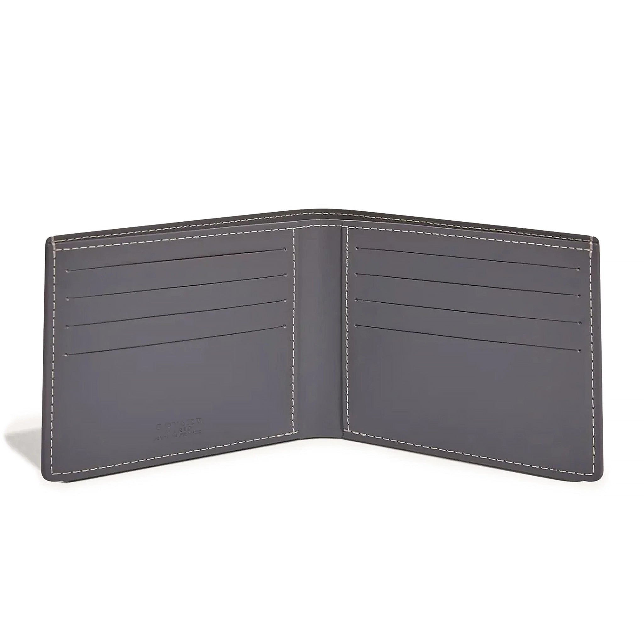 Open view of Goyard Victoire Grey Wallet VICTO8PMLTY51CL51X