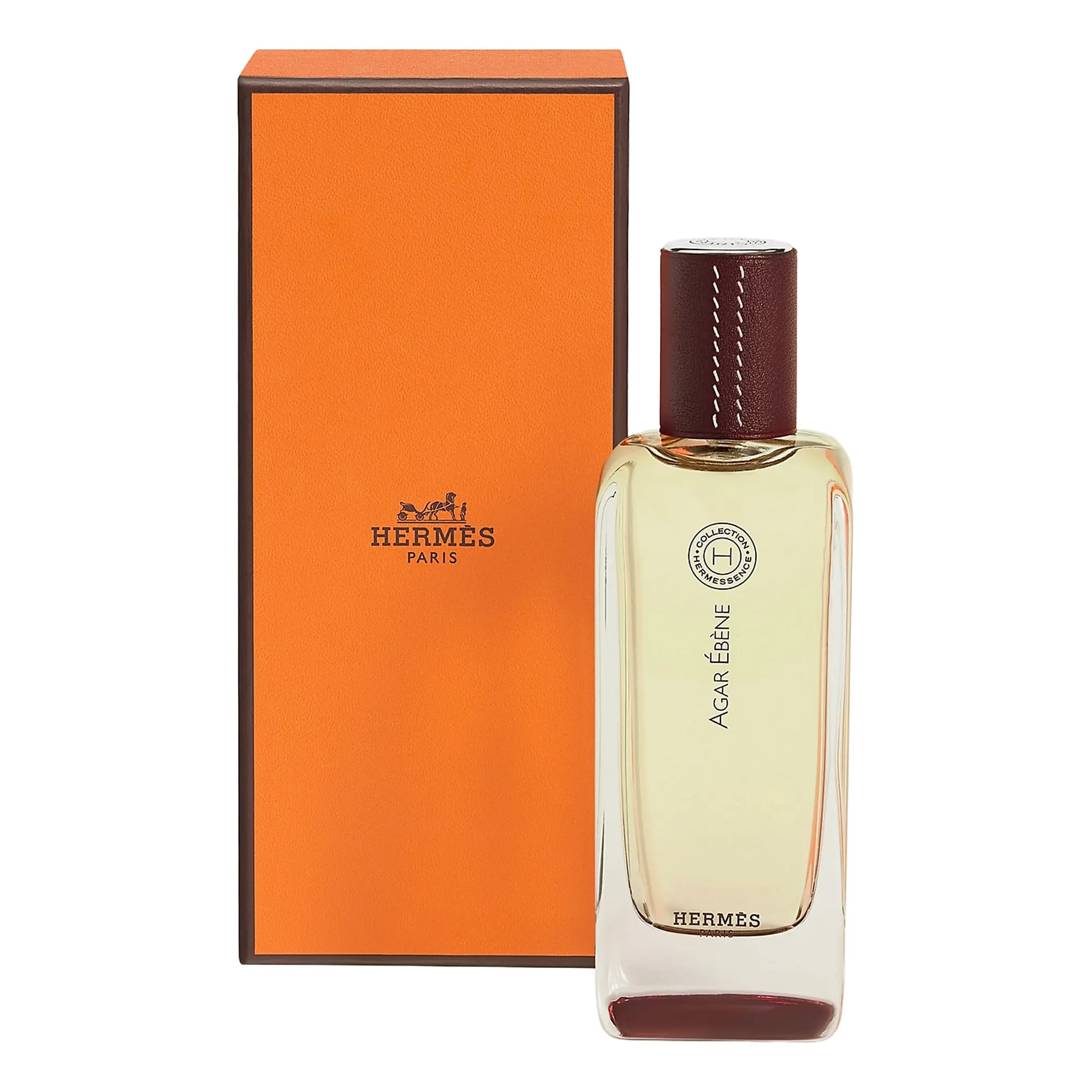 Front With Box View of Hermès Paris Agar Ebene Eau De Toilette V113482V0