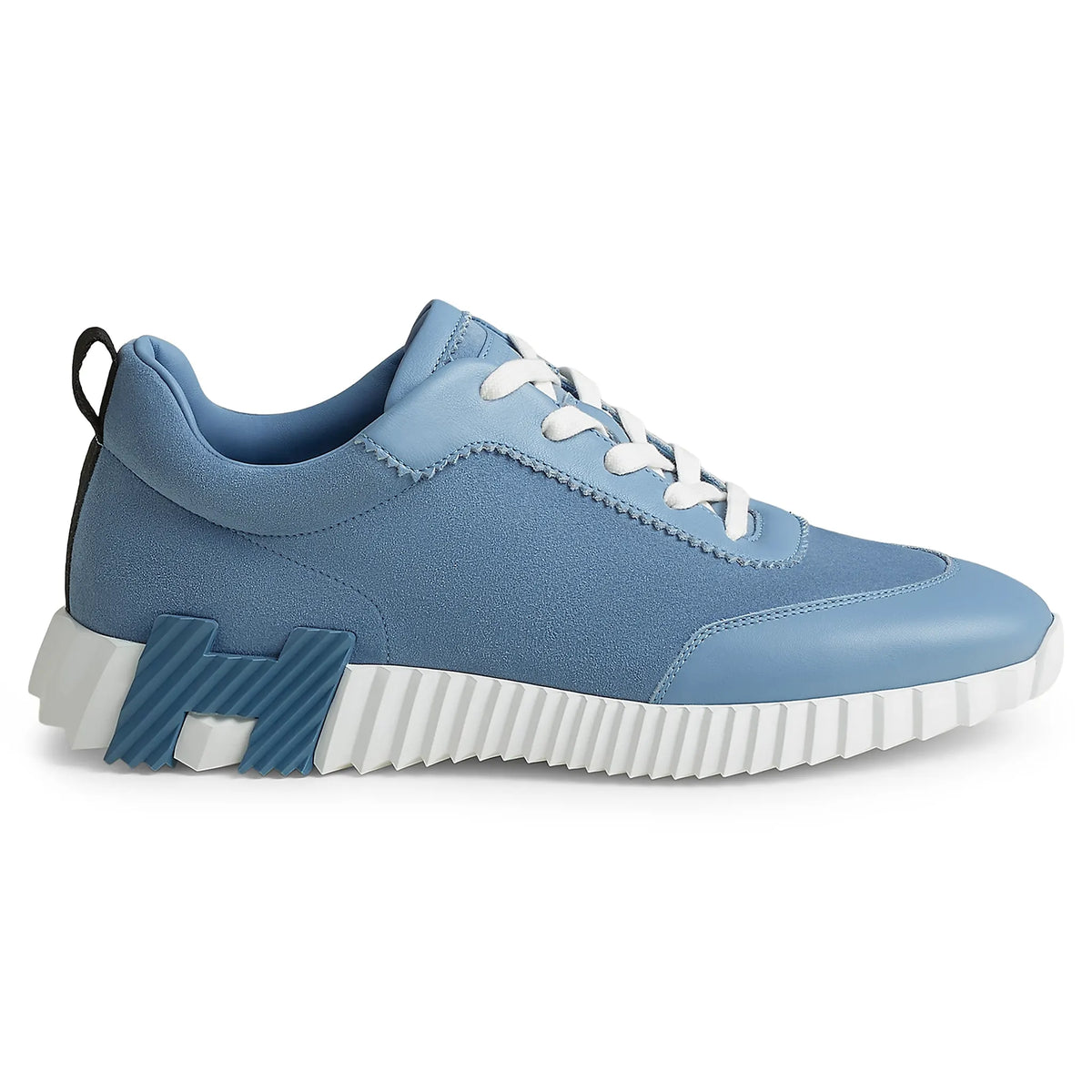 Hermès Paris Bouncing Calf Sneaker Blue Jeans | H231763ZH3R390