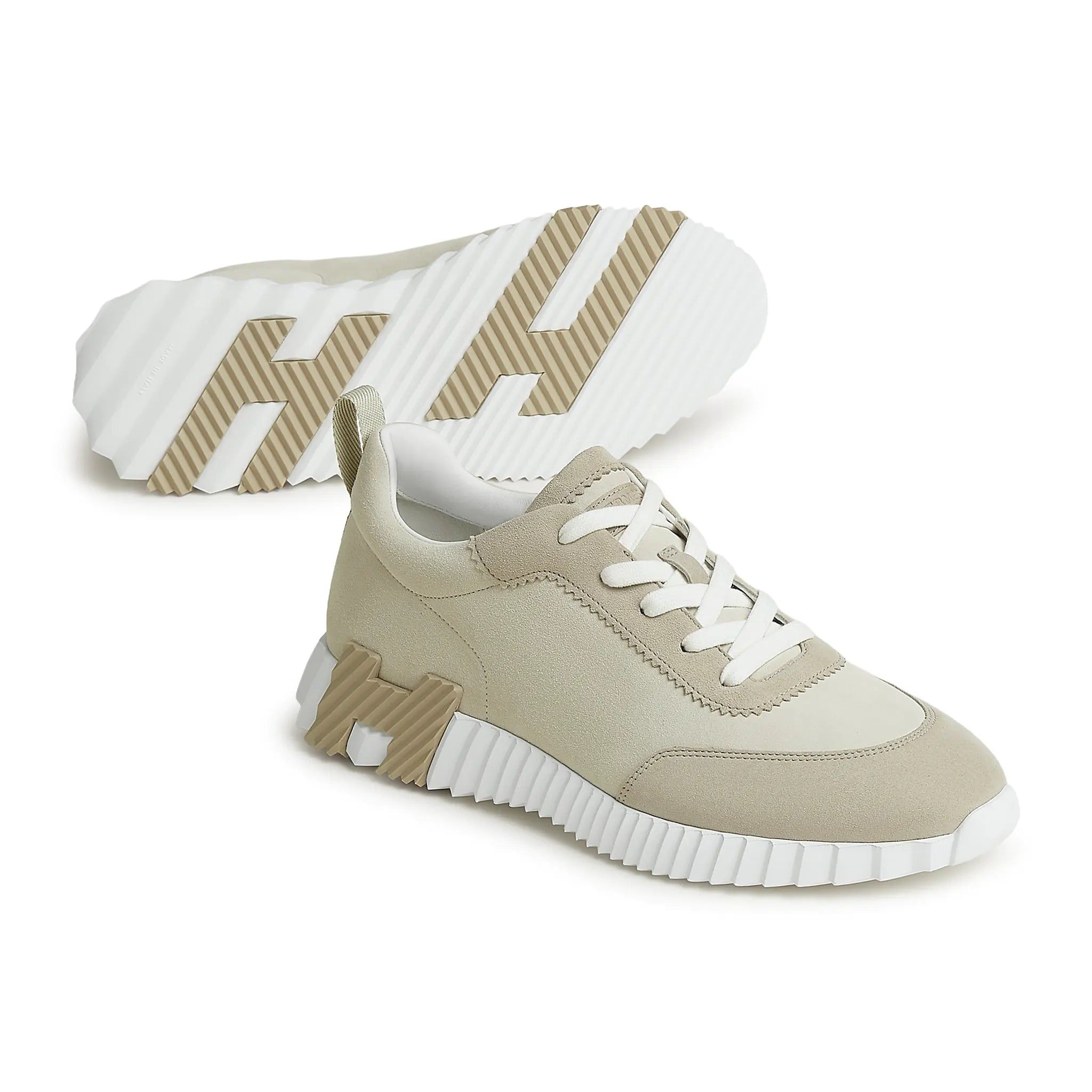 Hermes Paris Bouncing Sneaker Beige Glaise Beige Esquisse