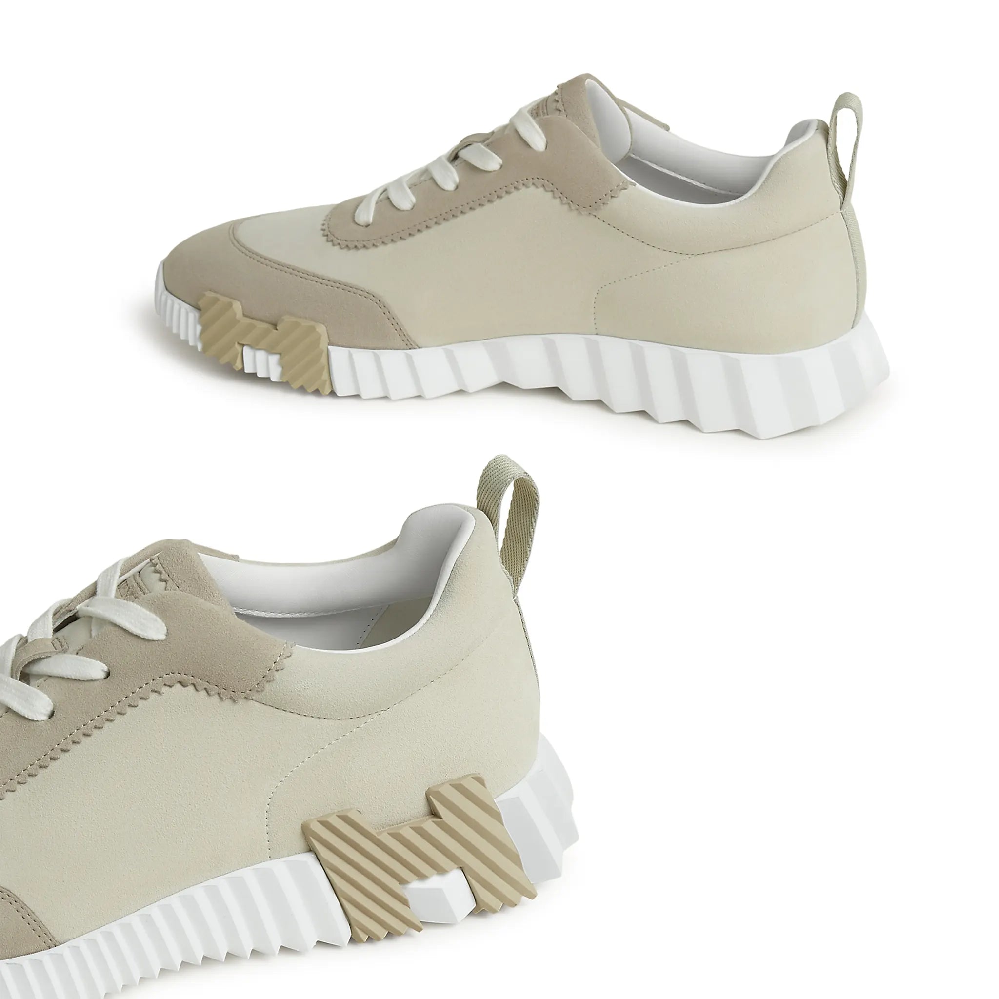 Hermes Paris Bouncing Sneaker Beige Glaise Beige Esquisse