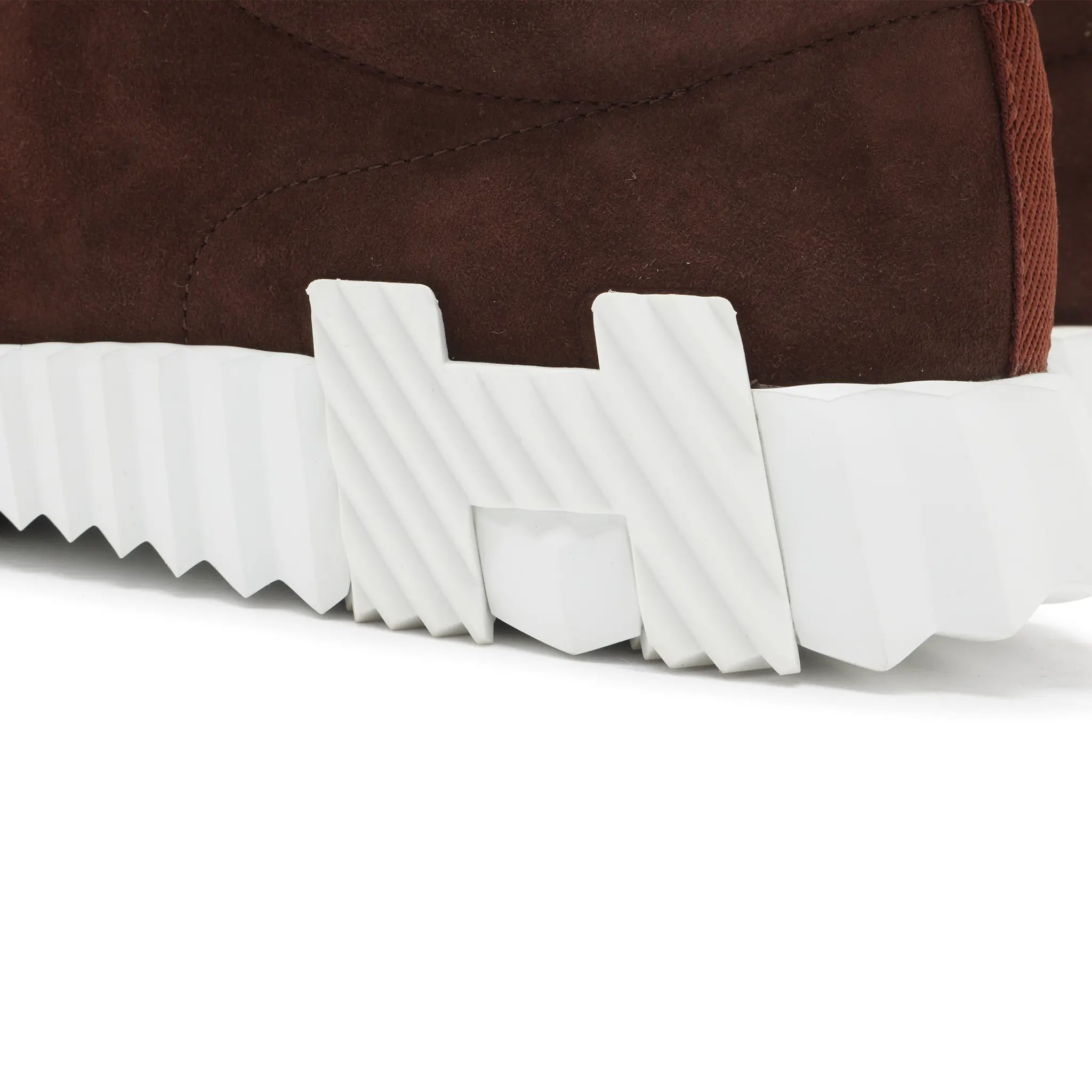 Detailed View of Hermes Paris Bouncing Sneaker Brown H231763ZHAB425