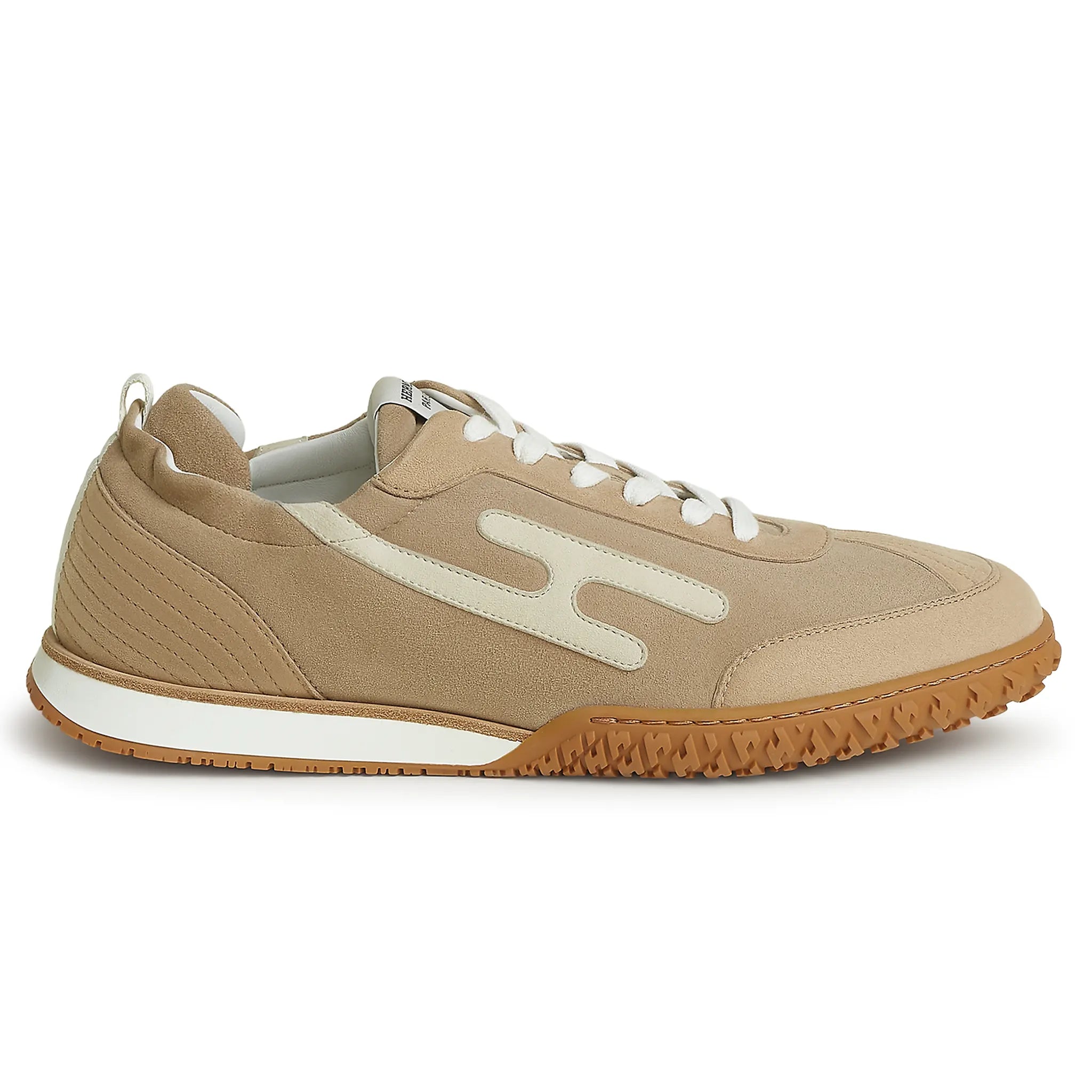 Front View of Hermes Paris Multicolore Beige Sable Jet Sneaker H242925ZHD1
