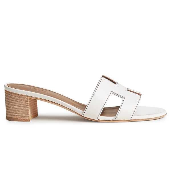 Hermès Paris Oasis White Sandal | H071002Z