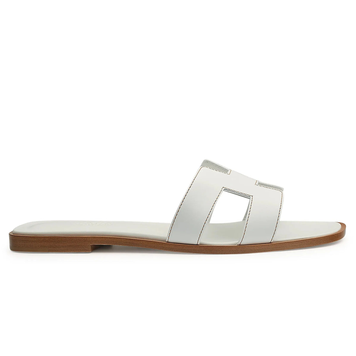 hermes-paris-oran-white-sandal