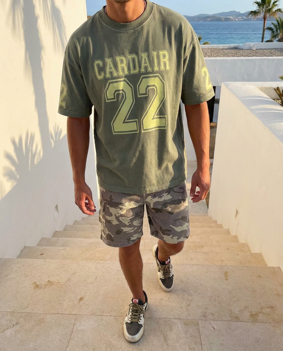 Cardair Varsity Olive T-Shirt