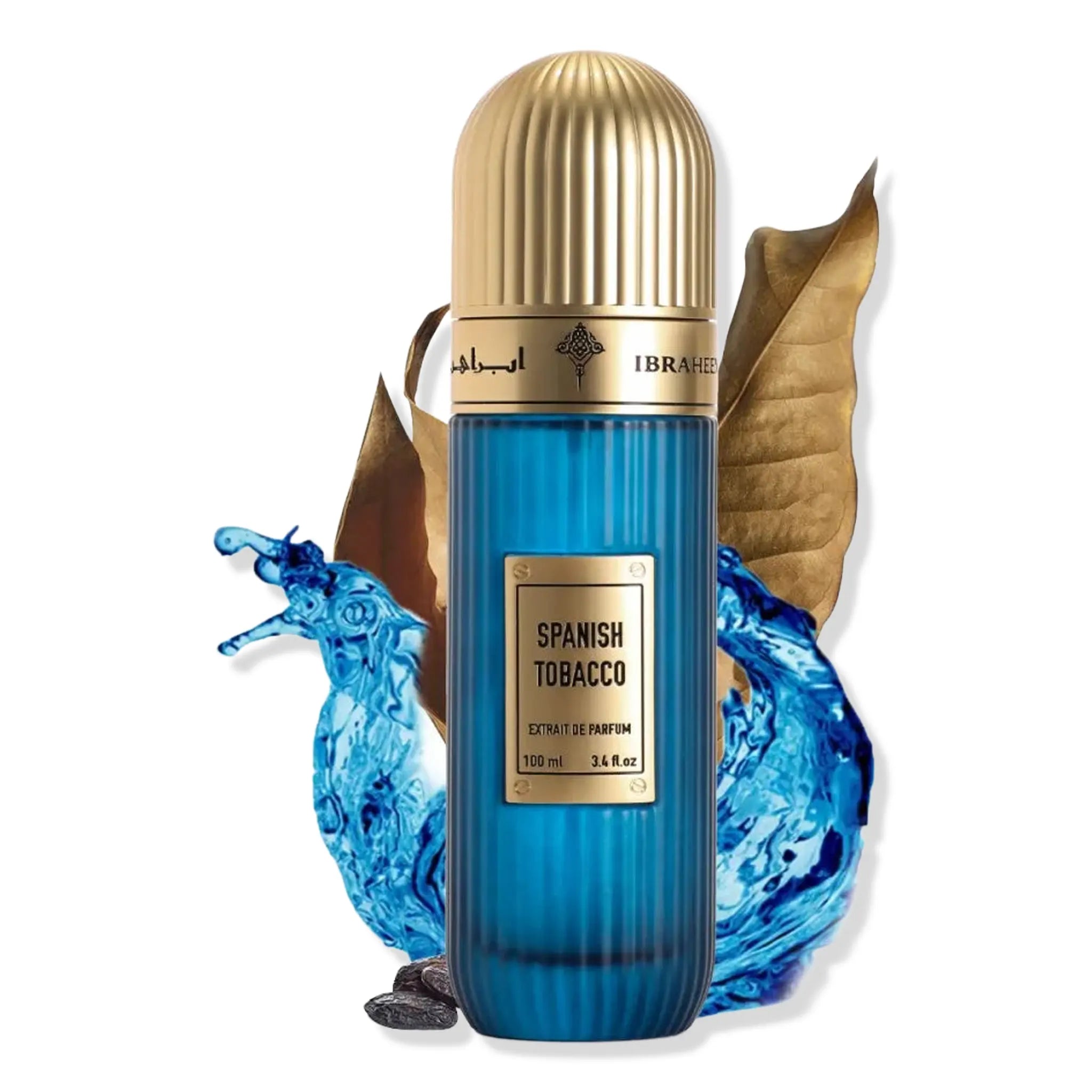 Front View of IBRAQ Spanish Tobacco Extrait De Parfum 100ml