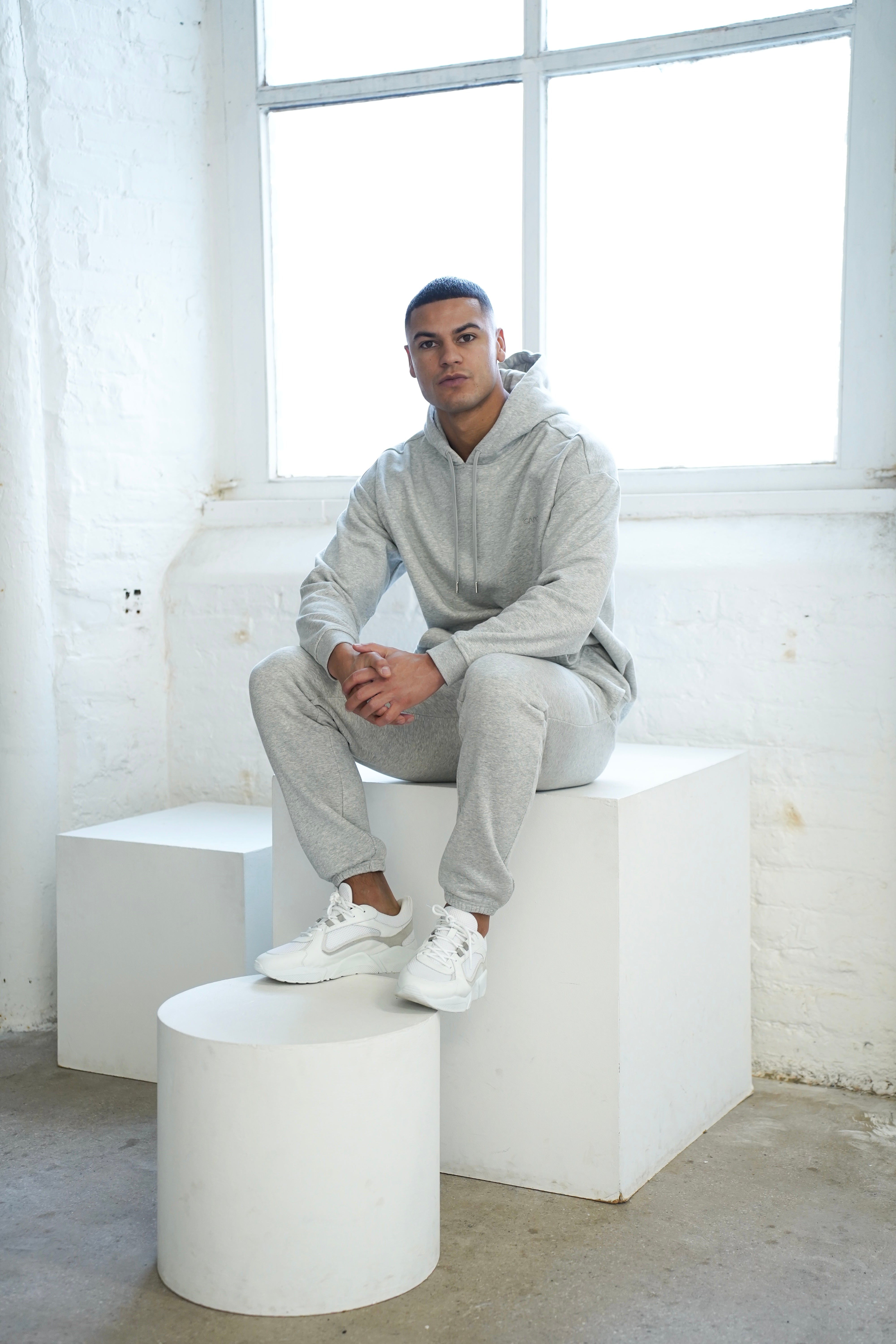 CAPO Grey Marl Sweatpants